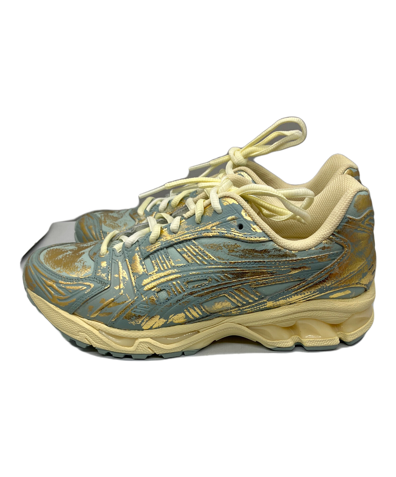 中古・古着通販】asics (アシックス) GEL-KAYANO 14 グレー×ゴールド