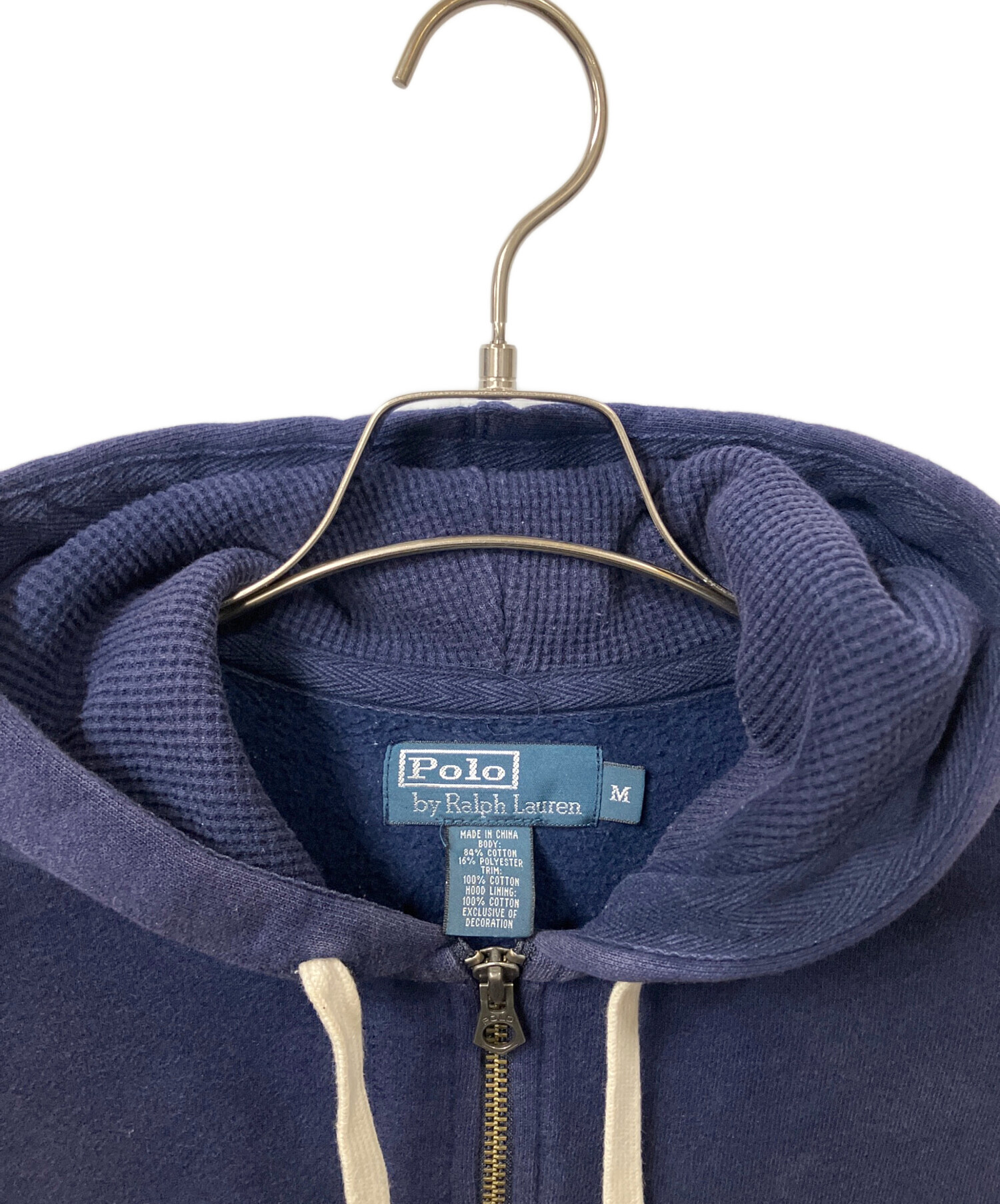 Polo Ralph Lauren ネイビー ジップパーカー 短丈y2k 中古・古着通販