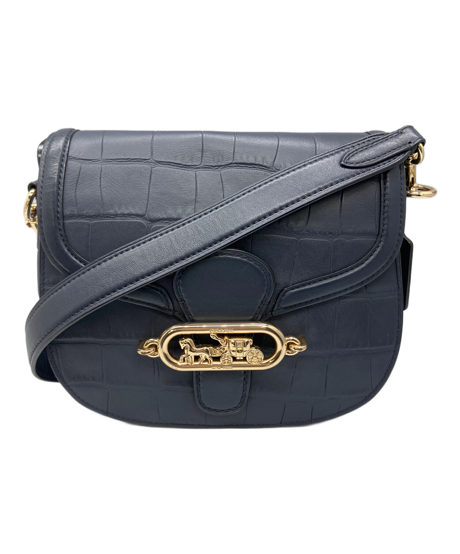 新品未使用 COACH ショルダーバッグ 中古・古着通販】COACH (コーチ) ショルダーバッグ ネイビー｜ブランド