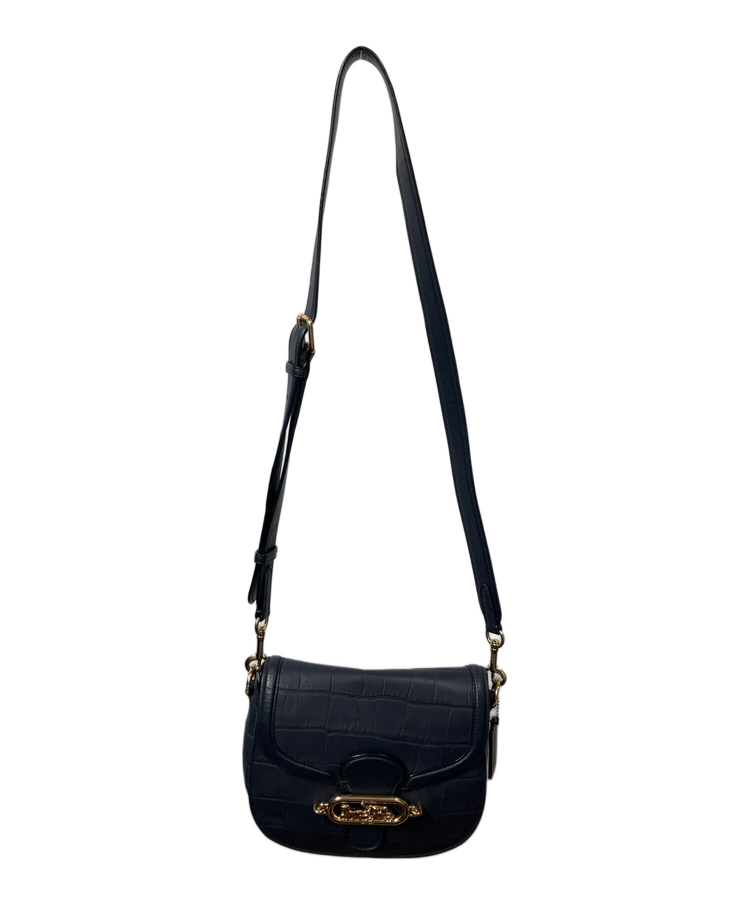 中古・古着通販】COACH (コーチ) ショルダーバッグ ネイビー｜ブランド