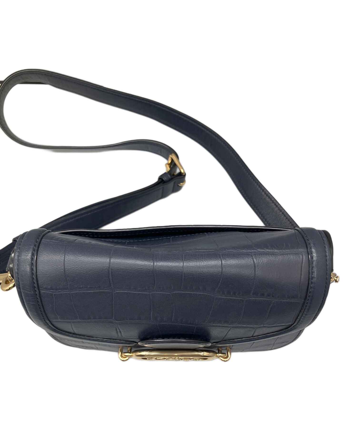 新品未使用 COACH ショルダーバッグ 中古・古着通販】COACH (コーチ) ショルダーバッグ ネイビー｜ブランド