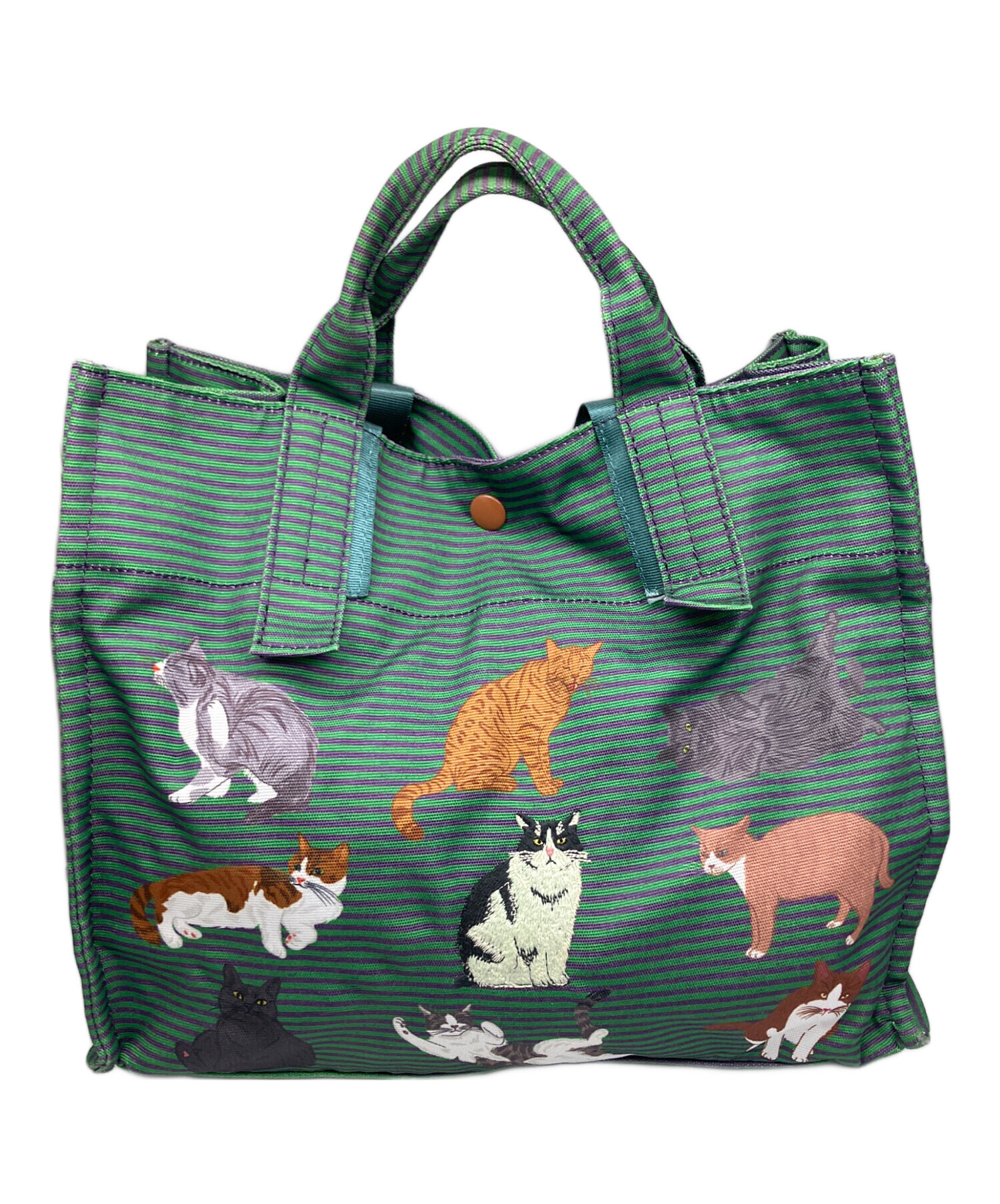 中古・古着通販】ear PAPILLONNER (イアパピヨネ) 2wayトートバッグ 猫