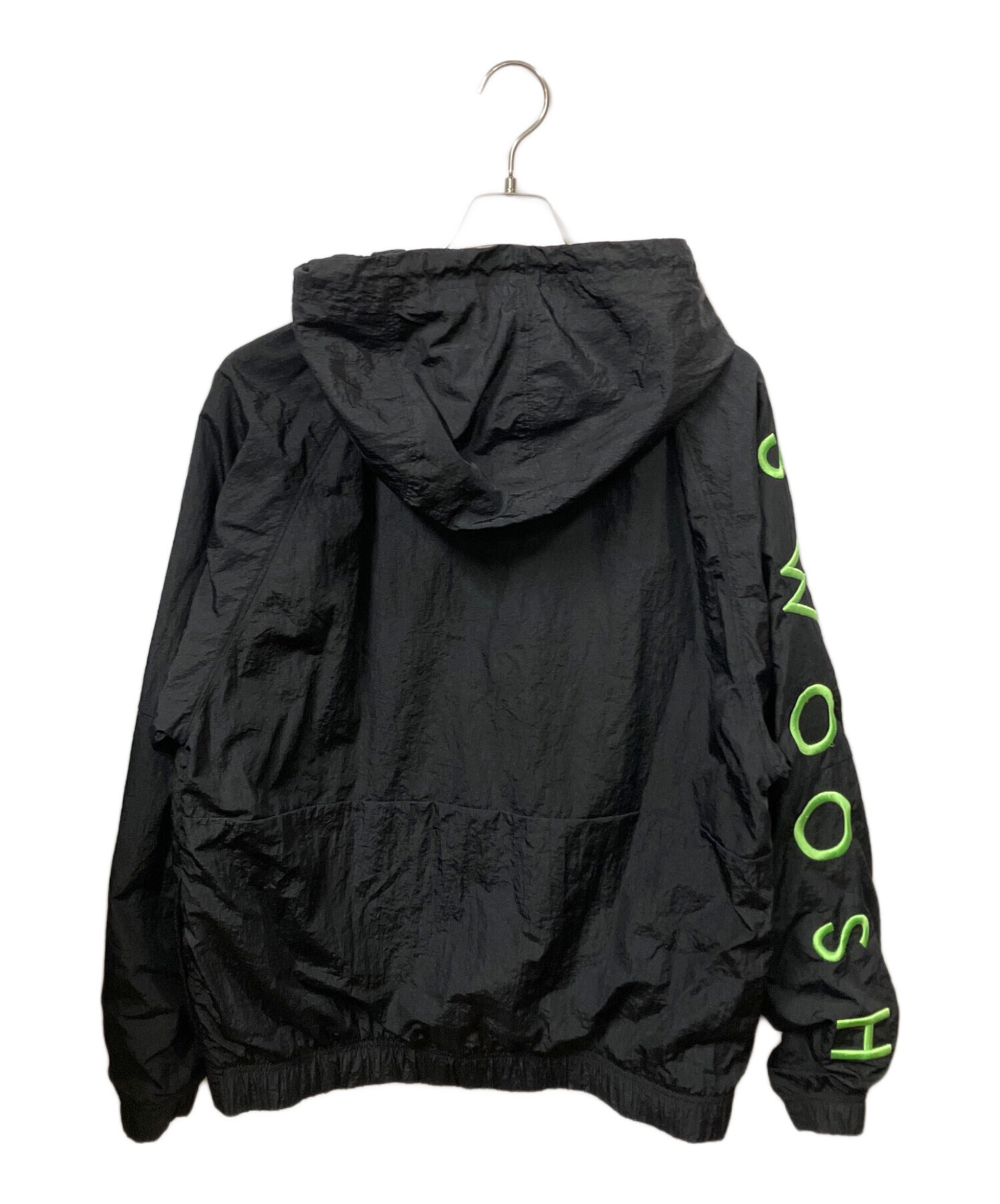 ナイキ SWOOSH メンズ ジャケット ナイロン　パーカー　アノラック 中古・古着通販】NIKE (ナイキ) SWOOSH WOVEN ANORAK JACKET ブラック