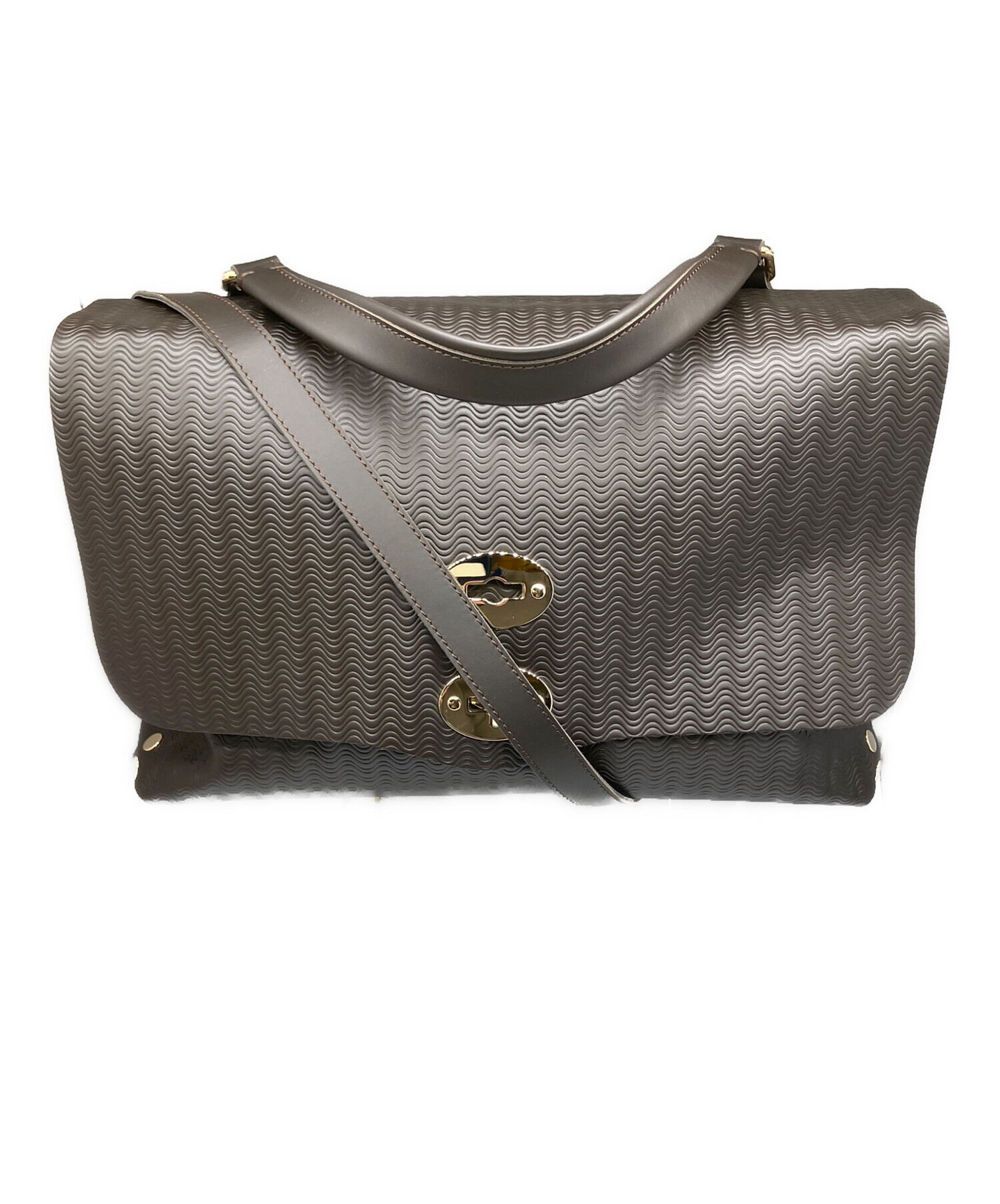 【美品】ZANELLATO ザネラート ビジネスバッグ 2way 本革 ブラック ZANELLATO - ザネラート／ZANELLATO バッグ ブリーフケース ビジネス