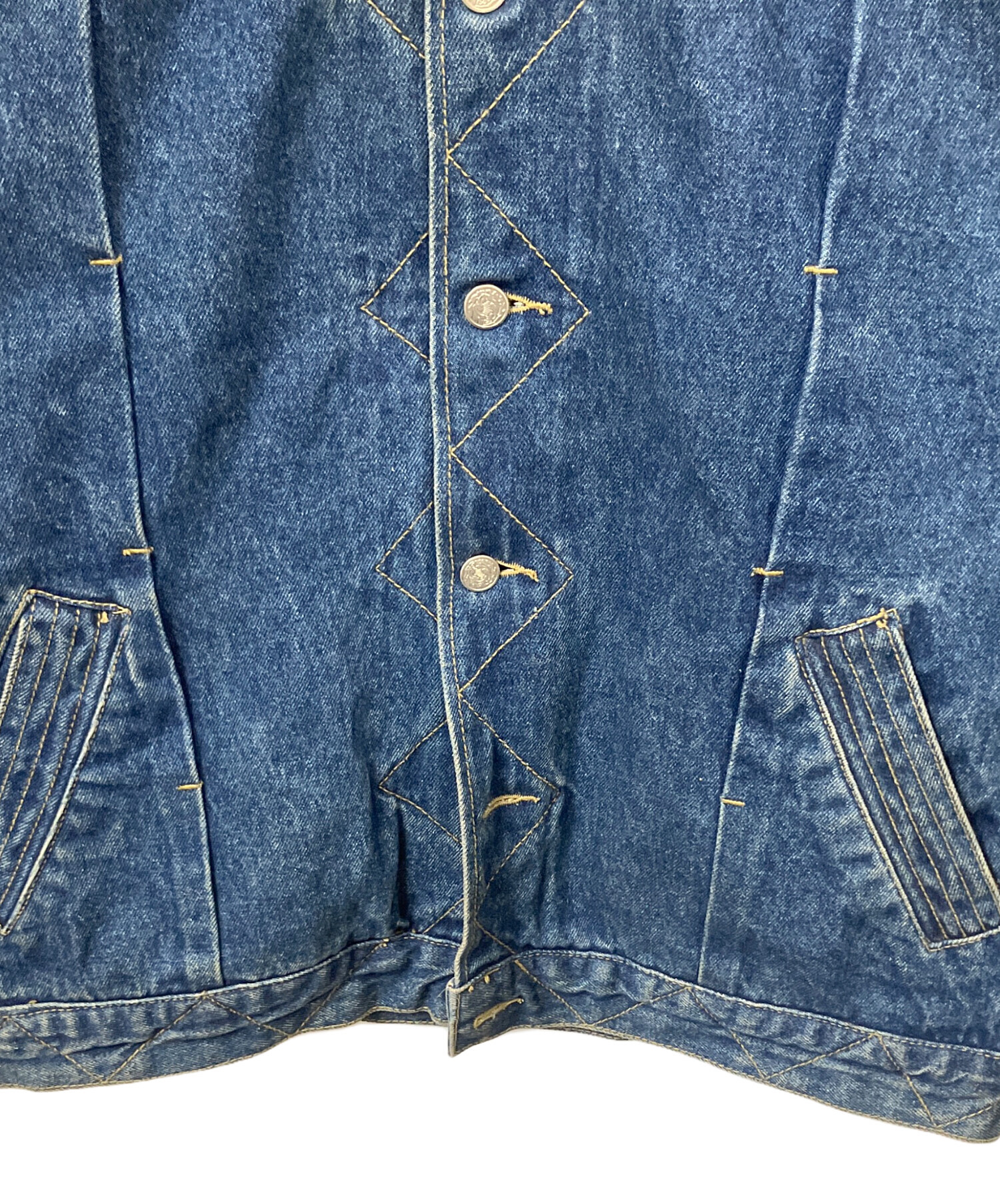 中古・古着通販】SENSITIVE (センシティブ) 刺繍デニムジャケット