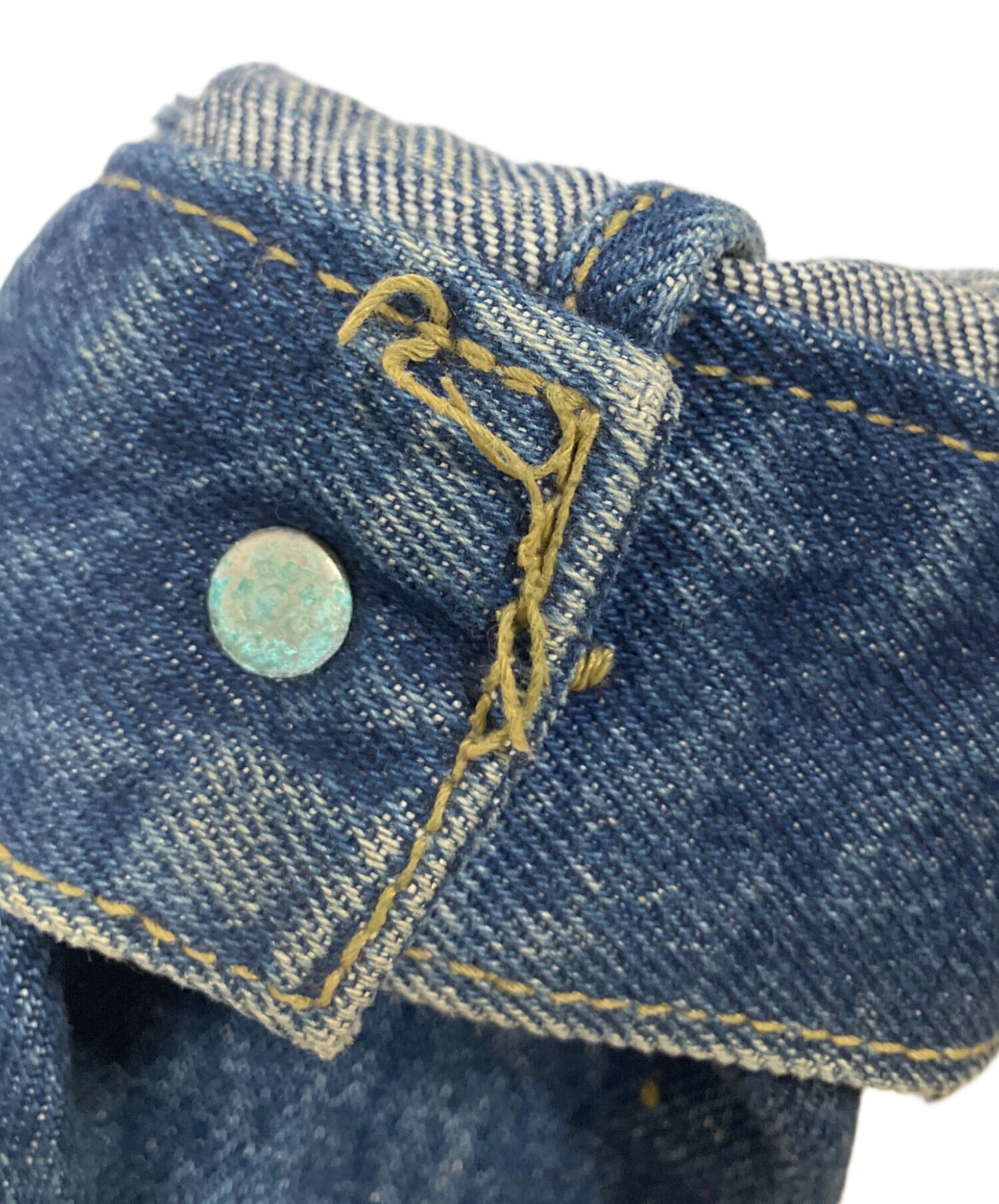 中古・古着通販】SENSITIVE (センシティブ) 刺繍デニムジャケット