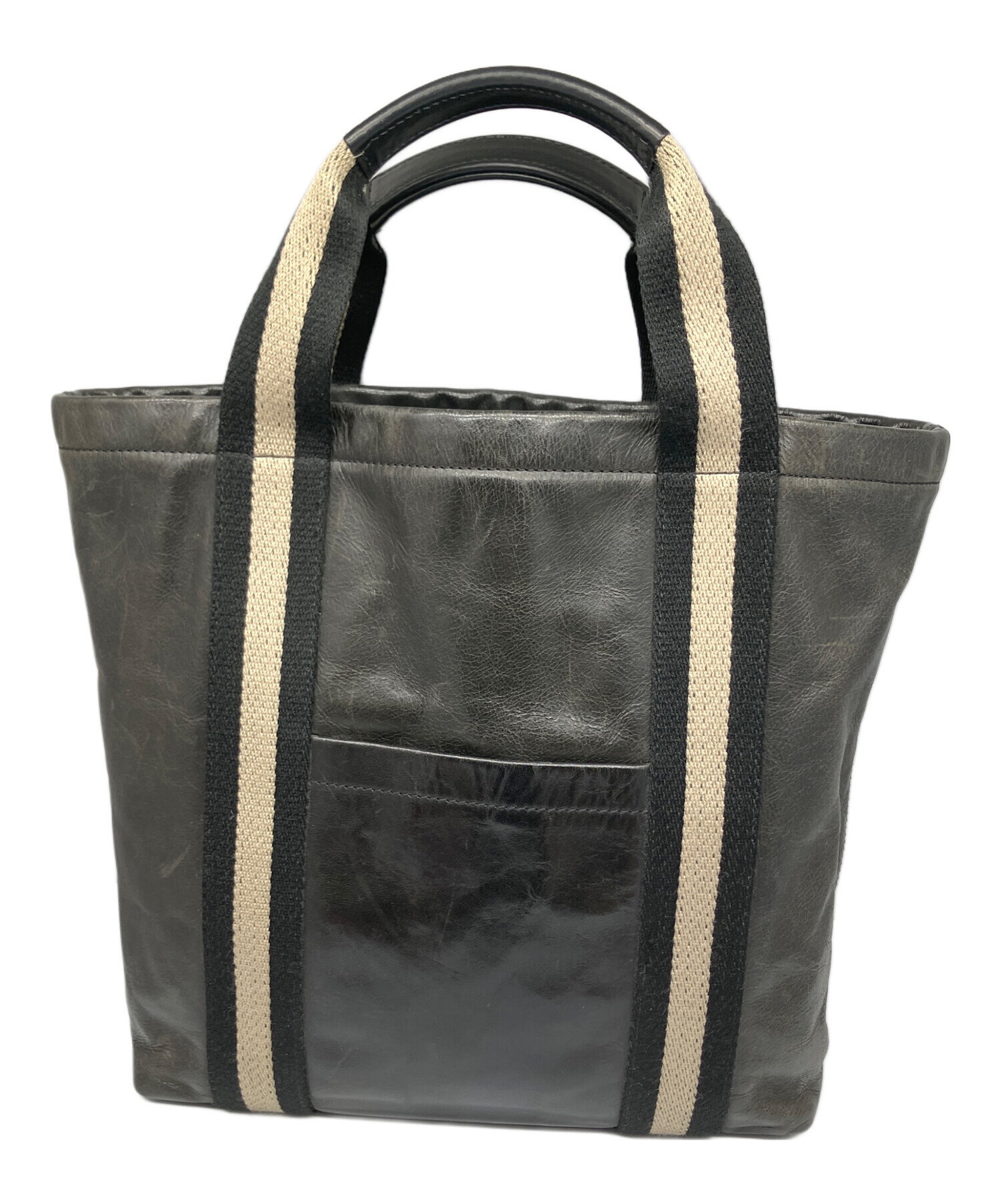 中古・古着通販】BALLY (バリー) レザートートバッグ ブラック