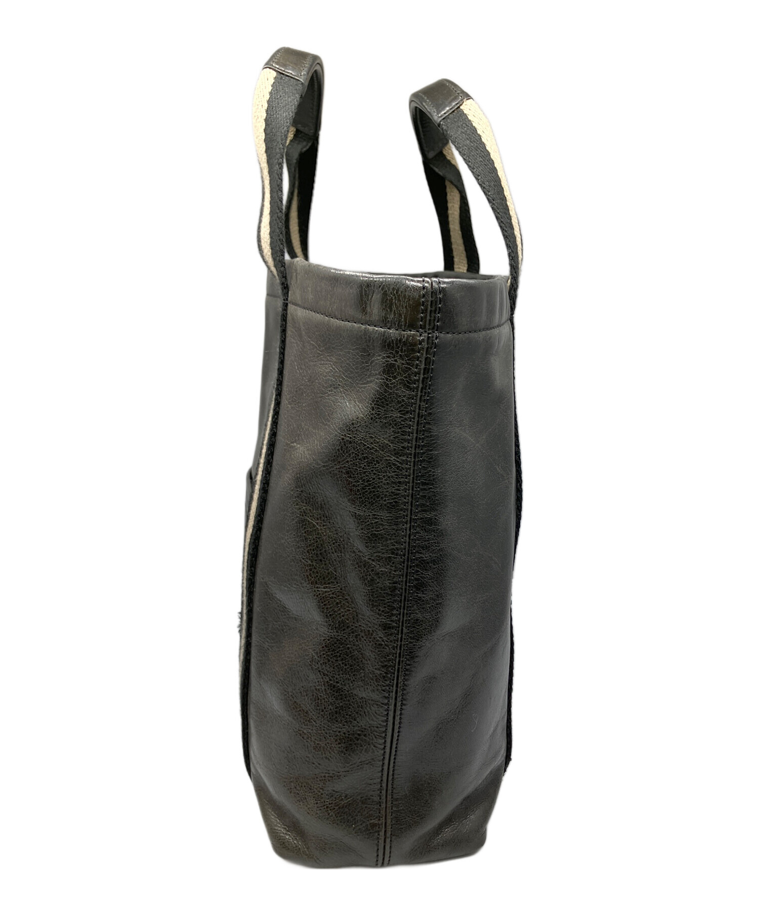 中古・古着通販】BALLY (バリー) レザートートバッグ ブラック 中古・古着通販】BALLY (バリー) レザートートバッグ ブラック