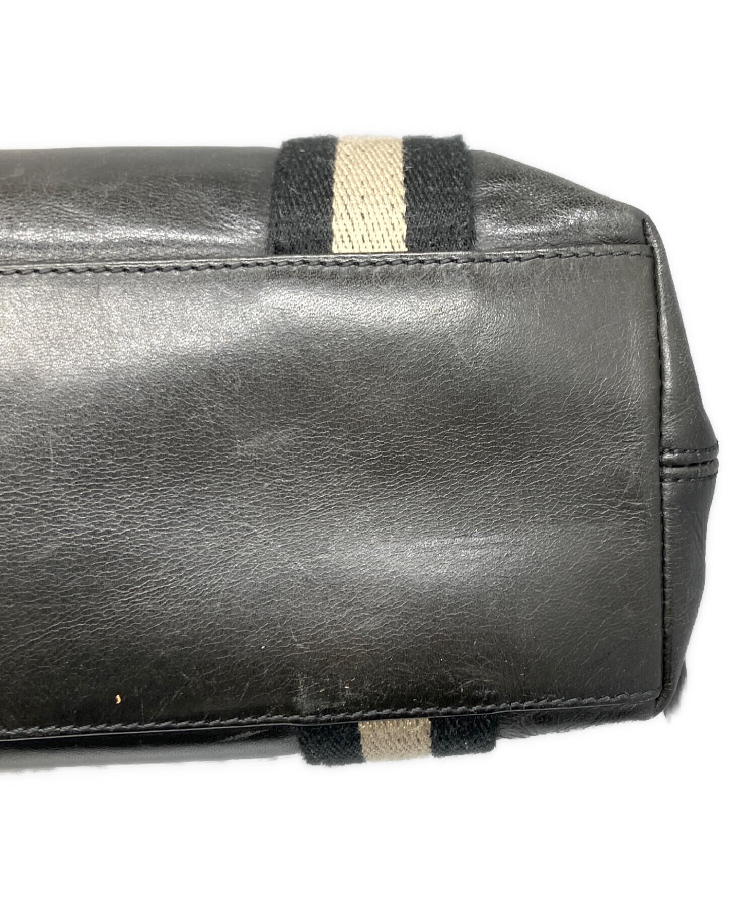 中古・古着通販】BALLY (バリー) レザートートバッグ ブラック