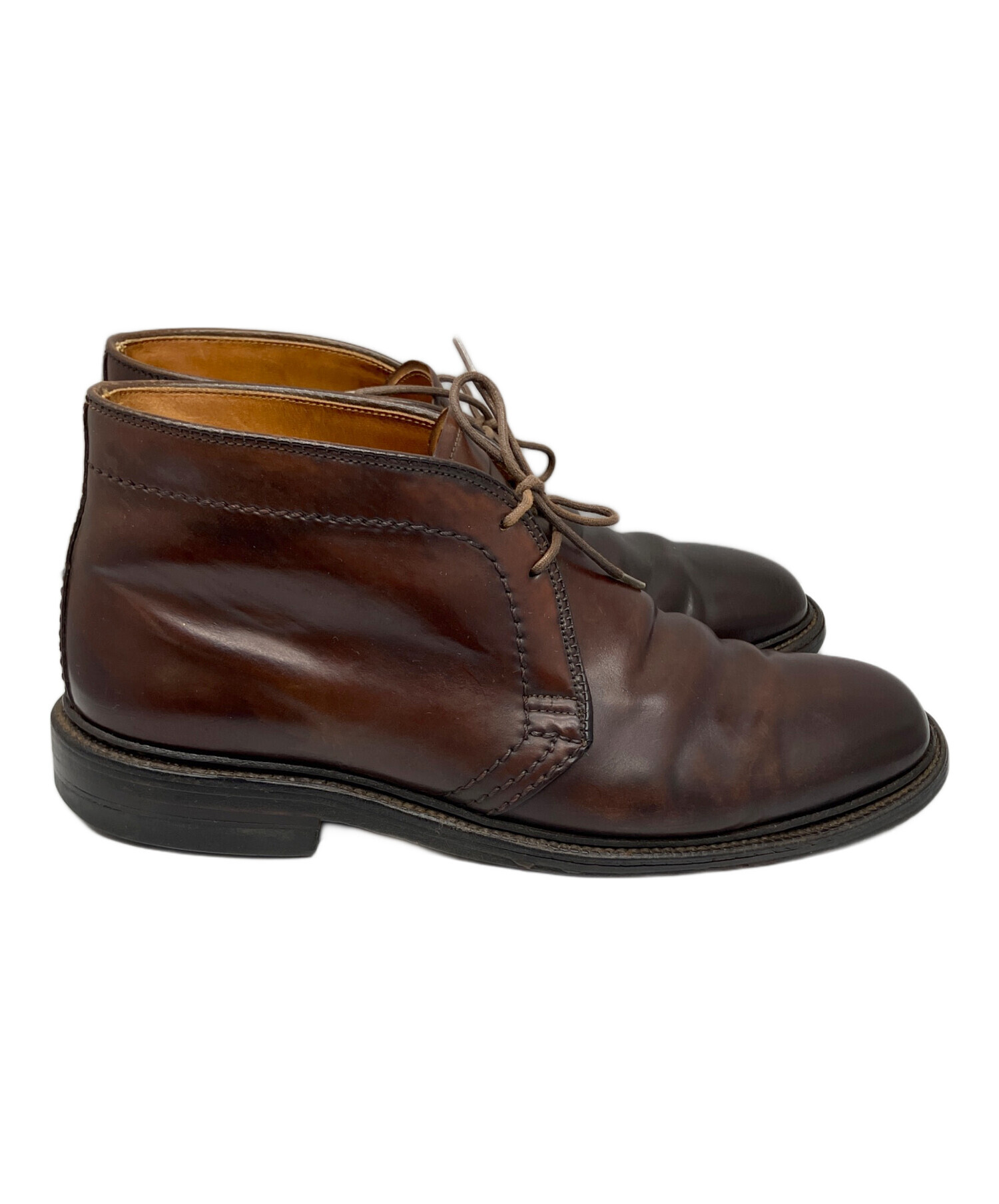 中古・古着通販】ALDEN (オールデン) チャッカーブーツ ブラウン