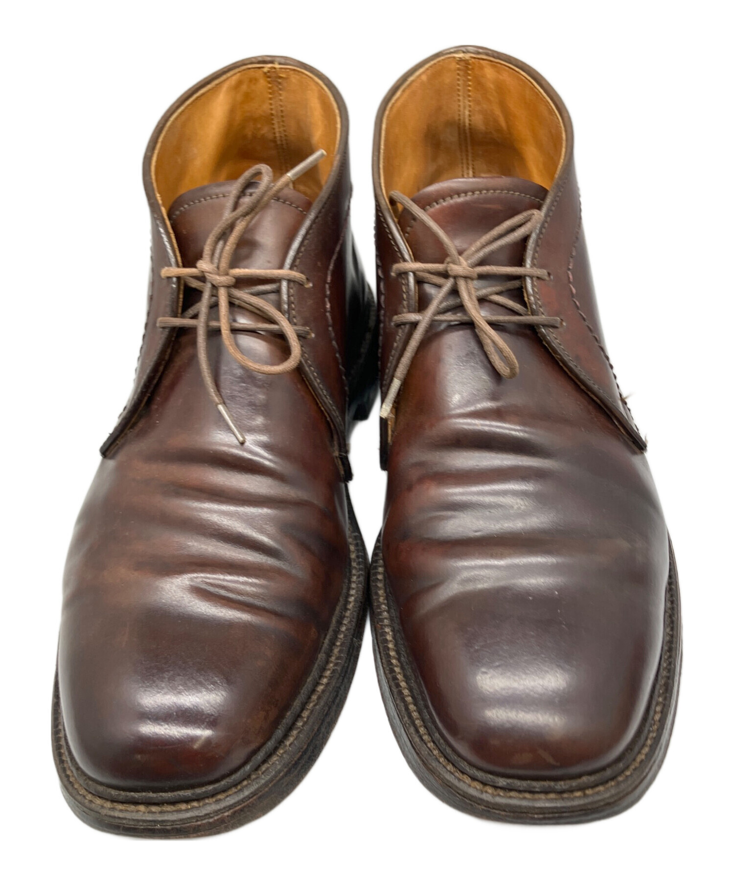 超美品Alden（オールデン）× Shop of San チャッカーブーツ 7D 中古・古着通販】ALDEN (オールデン) チャッカーブーツ ブラウン