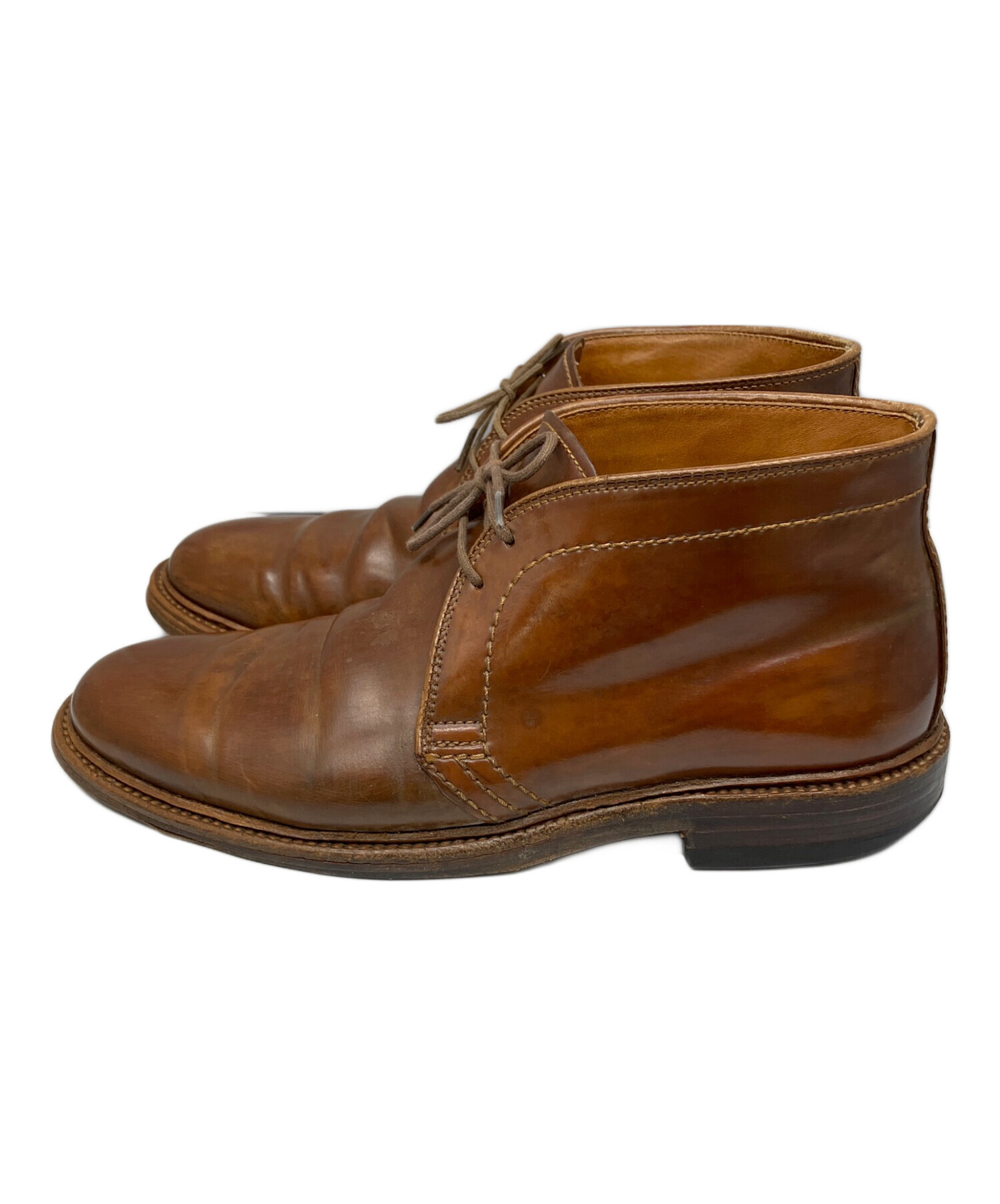 中古・古着通販】ALDEN (オールデン) チャッカーブーツ ブラウン 