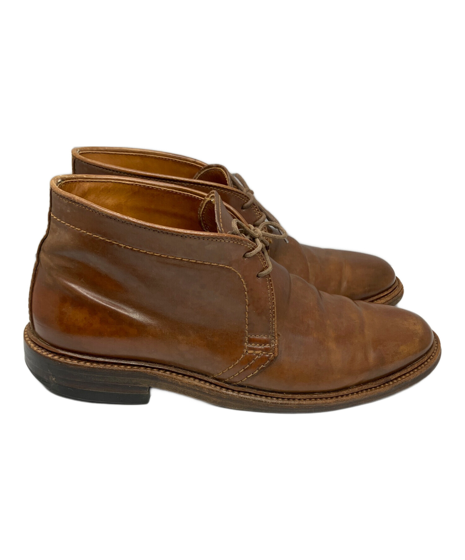 超美品Alden（オールデン）× Shop of San チャッカーブーツ 7D 中古・古着通販】ALDEN (オールデン) チャッカーブーツ ブラウン