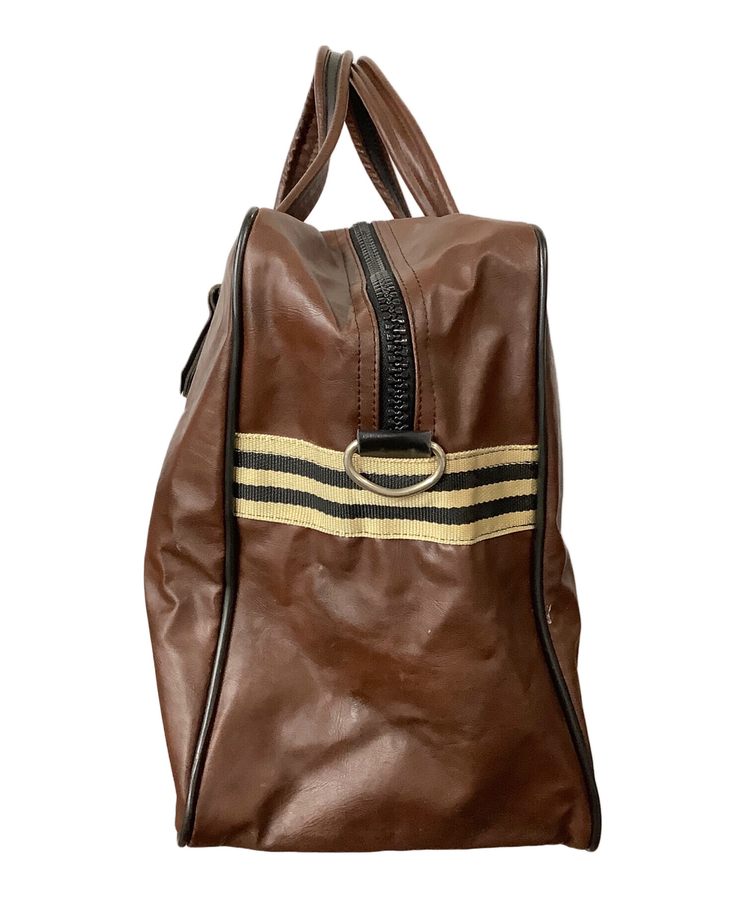 1970s アディダス ヴィンテージ ボストンバッグ キャメル ブラウン 中古・古着通販】adidas (アディダス) ボストンバッグ ブラウン