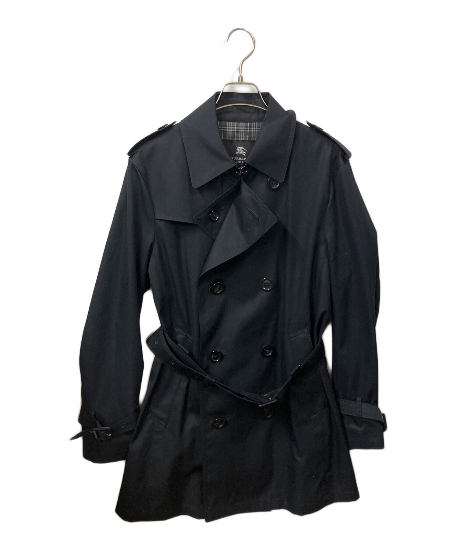 バーバリー　トレンチコート　ブラック　古着 中古・古着通販】BURBERRY BLACK LABEL (バーバリーブラックレーベル