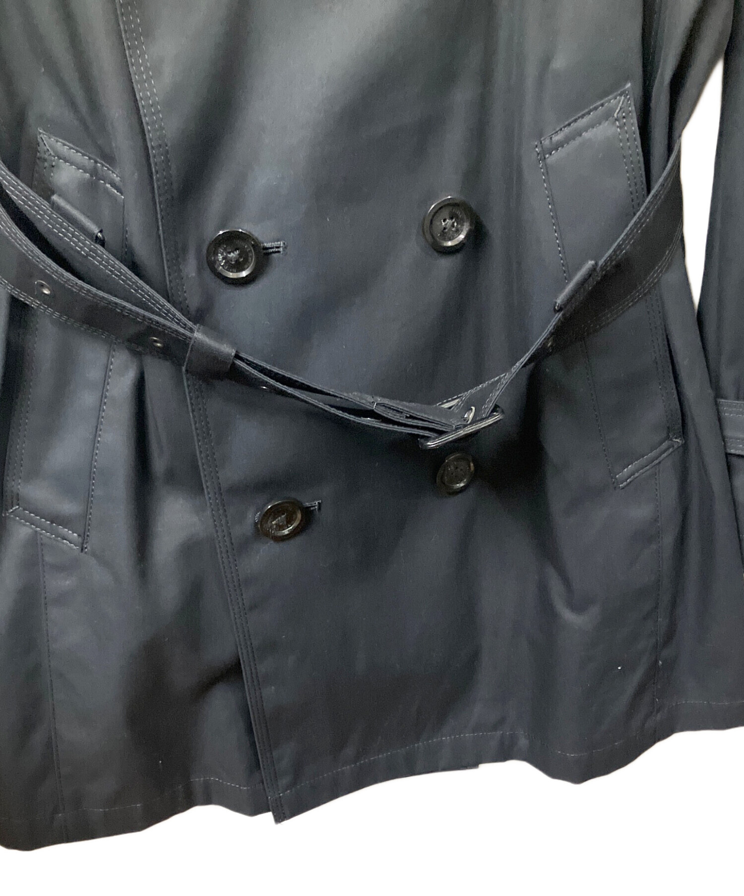 BURBERRY BLACK LABEL トレンチコート M ブラック　廃盤 中古・古着通販】BURBERRY BLACK LABEL (バーバリーブラックレーベル