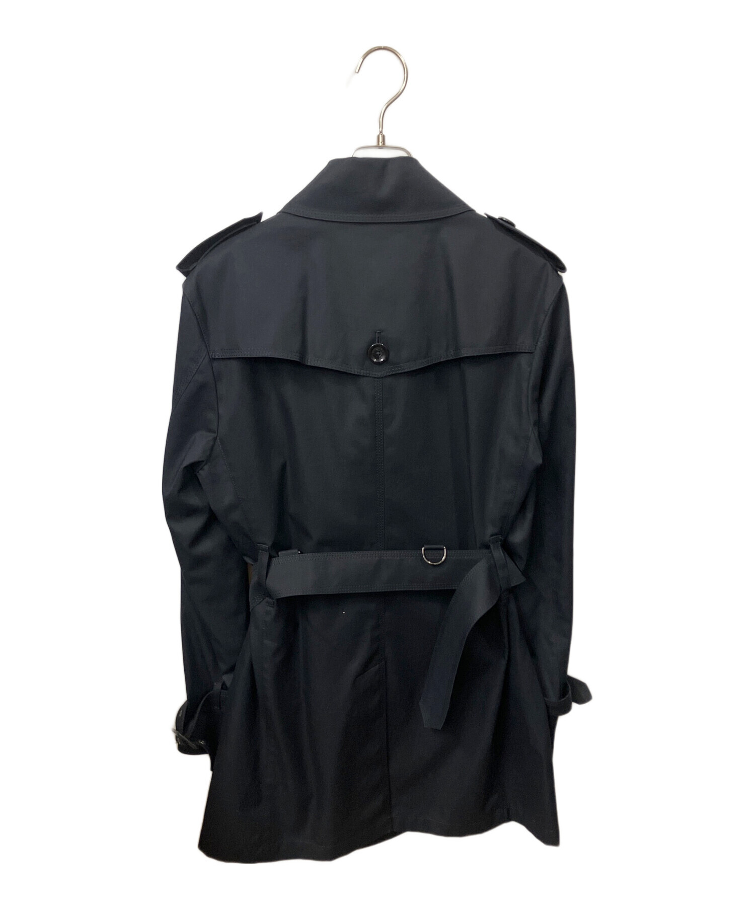 Burberry's トレンチコート　blackロングコート古着vintage BURBERRY - 80年代 Burberrys バーバリーズ トレンチコート ブラック