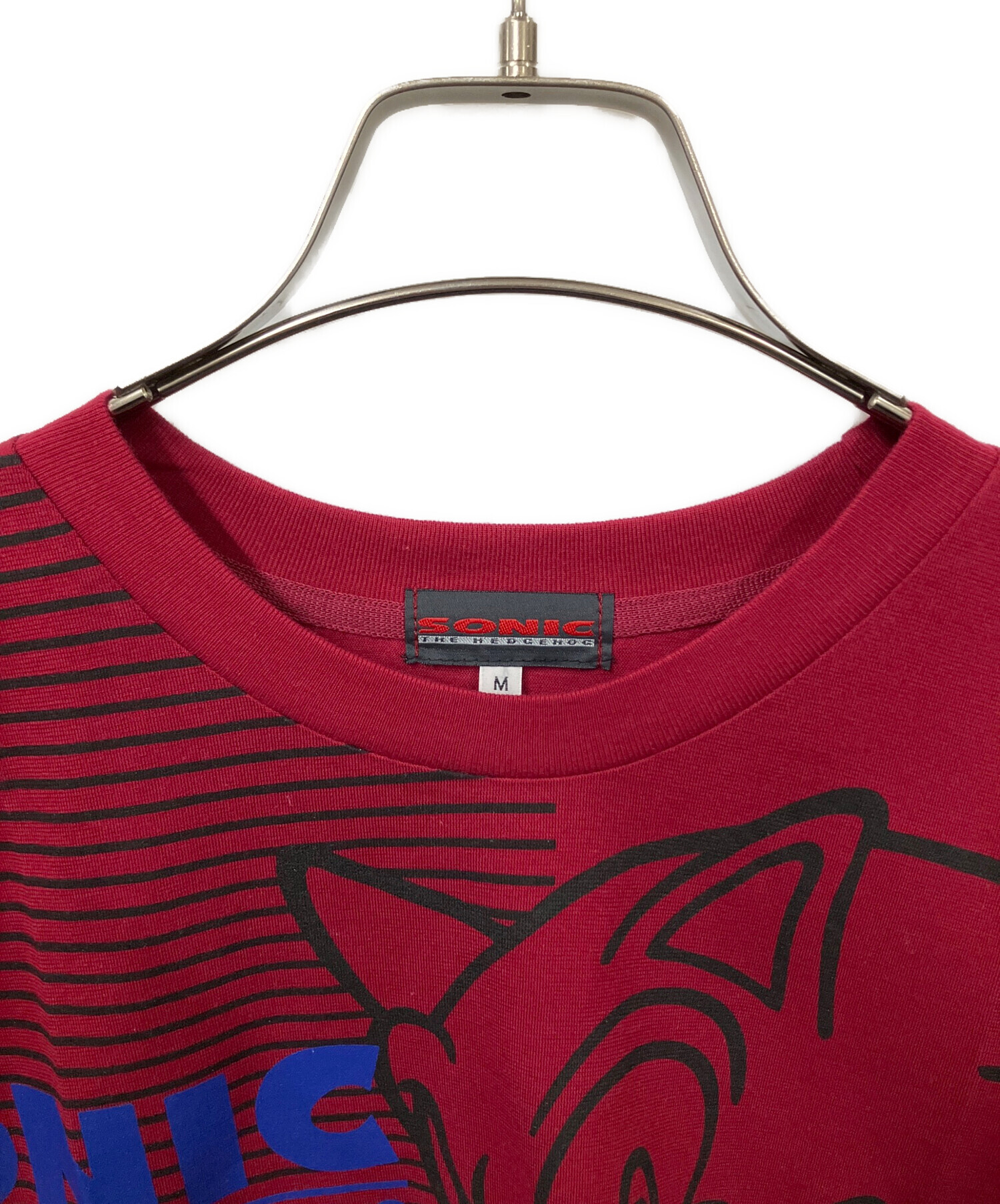 中古・古着通販】SONIC (ソニック) 半袖カットソー レッド サイズ:M 未