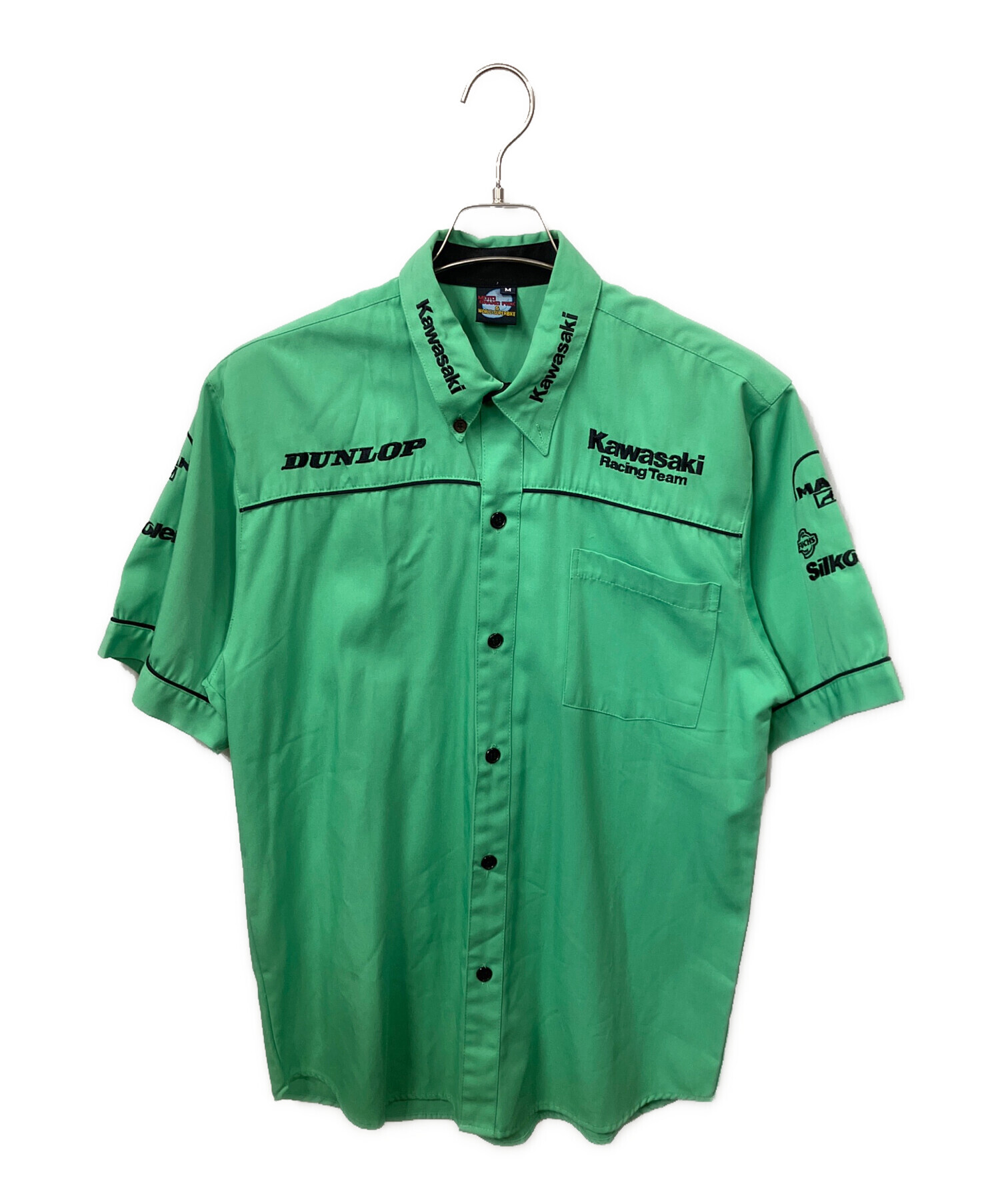 中古・古着通販】kawasaki (カワサキ) 半袖シャツ グリーン サイズ:M