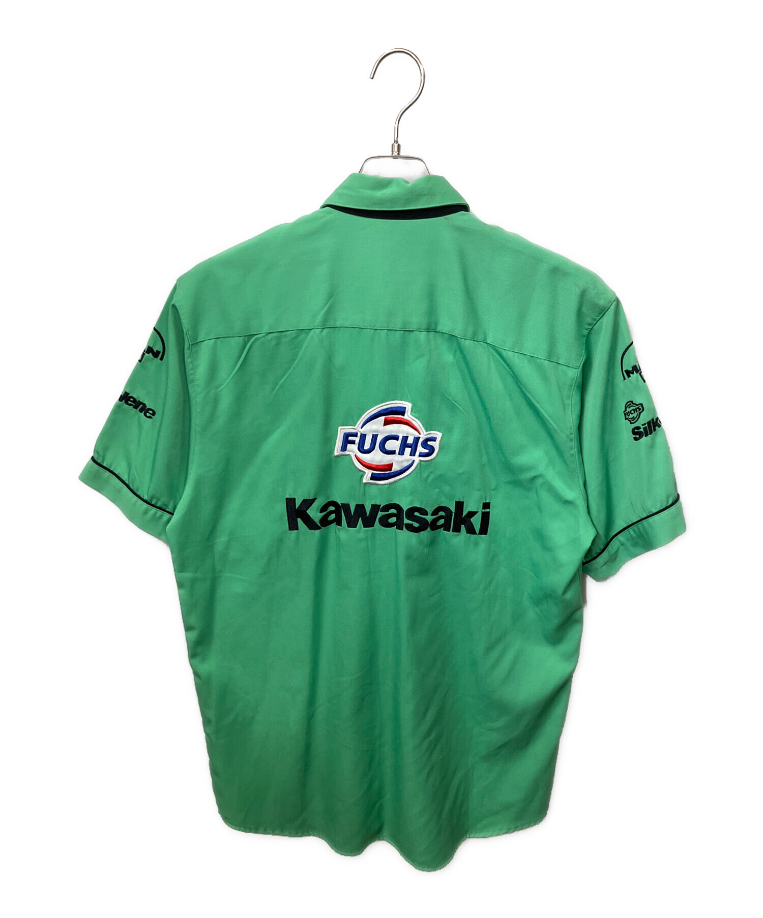 中古・古着通販】kawasaki (カワサキ) 半袖シャツ グリーン サイズ:M