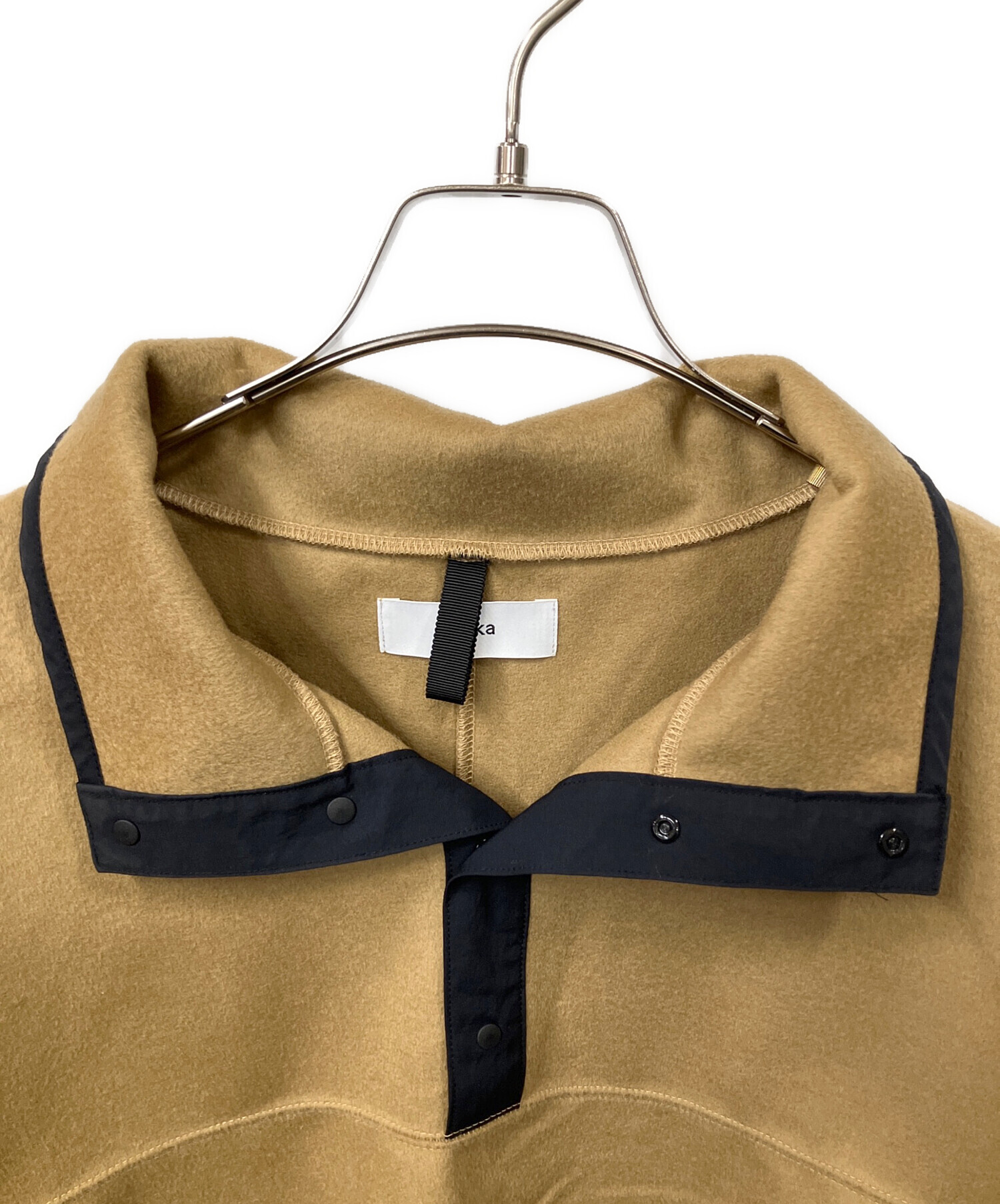 中古・古着通販】marka (マーカ) HALF SNAP PULL OVER カーキ サイズ:M 