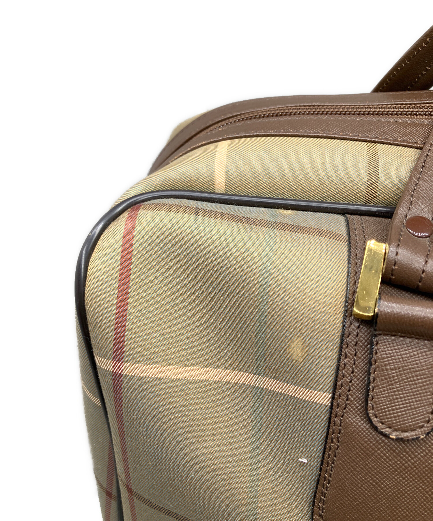 0619-314 ボストンバック　Burberrys　汚れあり 中古・古着通販】Burberry's (バーバリー) ボストンバッグ チェック