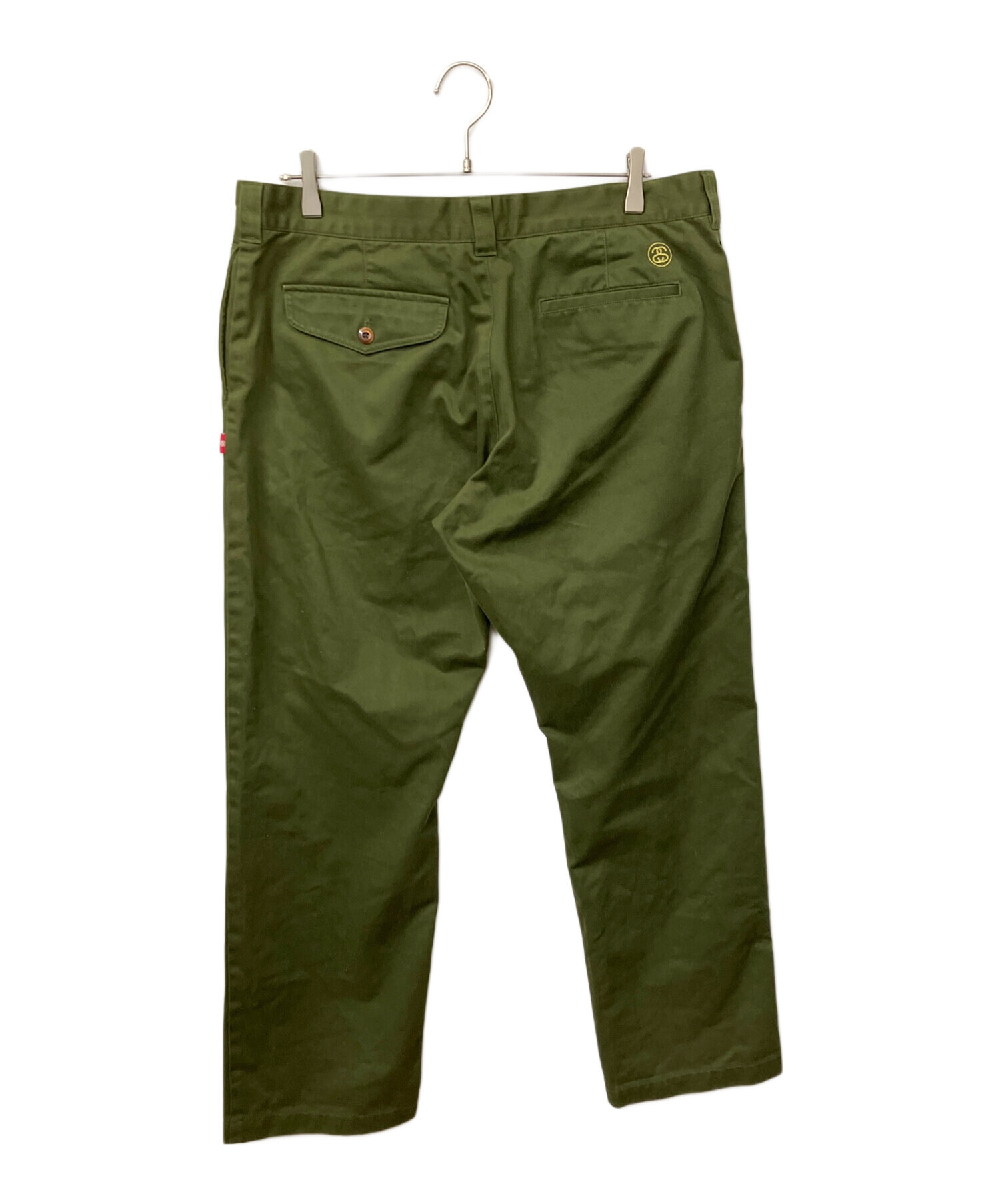 中古・古着通販】stussy (ステューシー) チノパン グリーン グリーン
