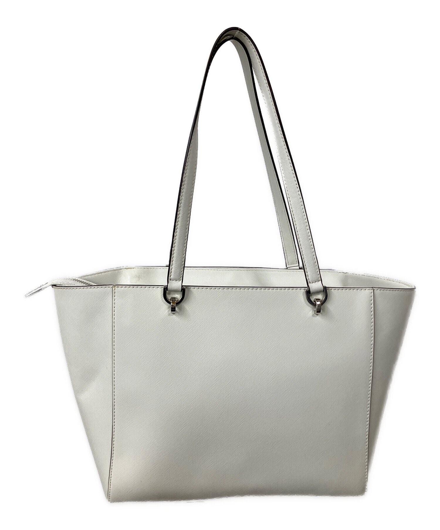 MICHAEL KORS トートバッグ ホワイト/グレー 中古・古着通販】MICHAEL KORS (マイケル・コース) バッグ ホワイト