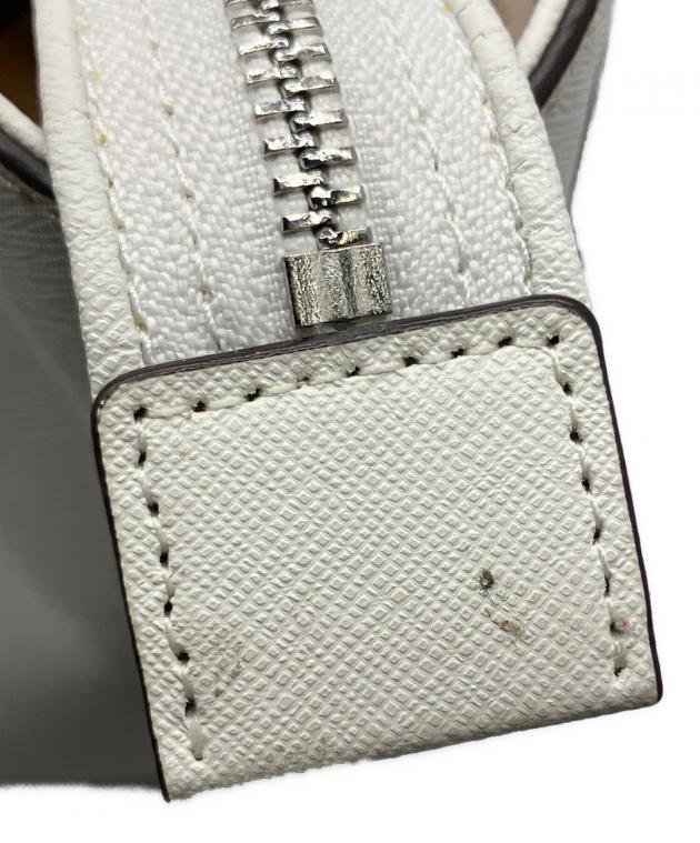 先生！【新品未使用タグ付き】MICHAEL KORS ホワイトハンドバッグ 中古・古着通販】MICHAEL KORS (マイケル・コース) バッグ ホワイト