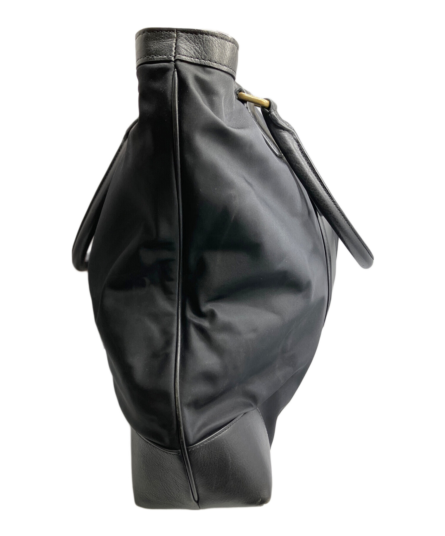 中古・古着通販】COACH (コーチ) ナイロン2WAYトートバッグ ブラック 