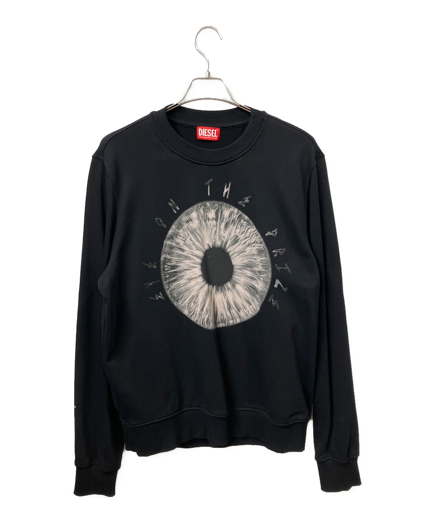 DIESEL ディーゼル スウェット M 黒 【古着】【中古】【送料無料】 DIESEL - DIESEL ディーゼル スウェット S 黒 【古着】【中古】【送料