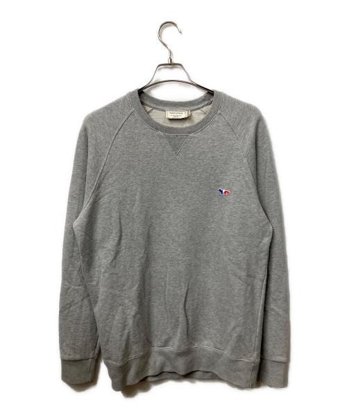 MAISON KITSUNE メゾンキツネ ニット・セーター XS グレー 【古着】【中古】【送料無料】 中古・古着通販】maison kitsune (メゾンキツネ) フォックスヘッド