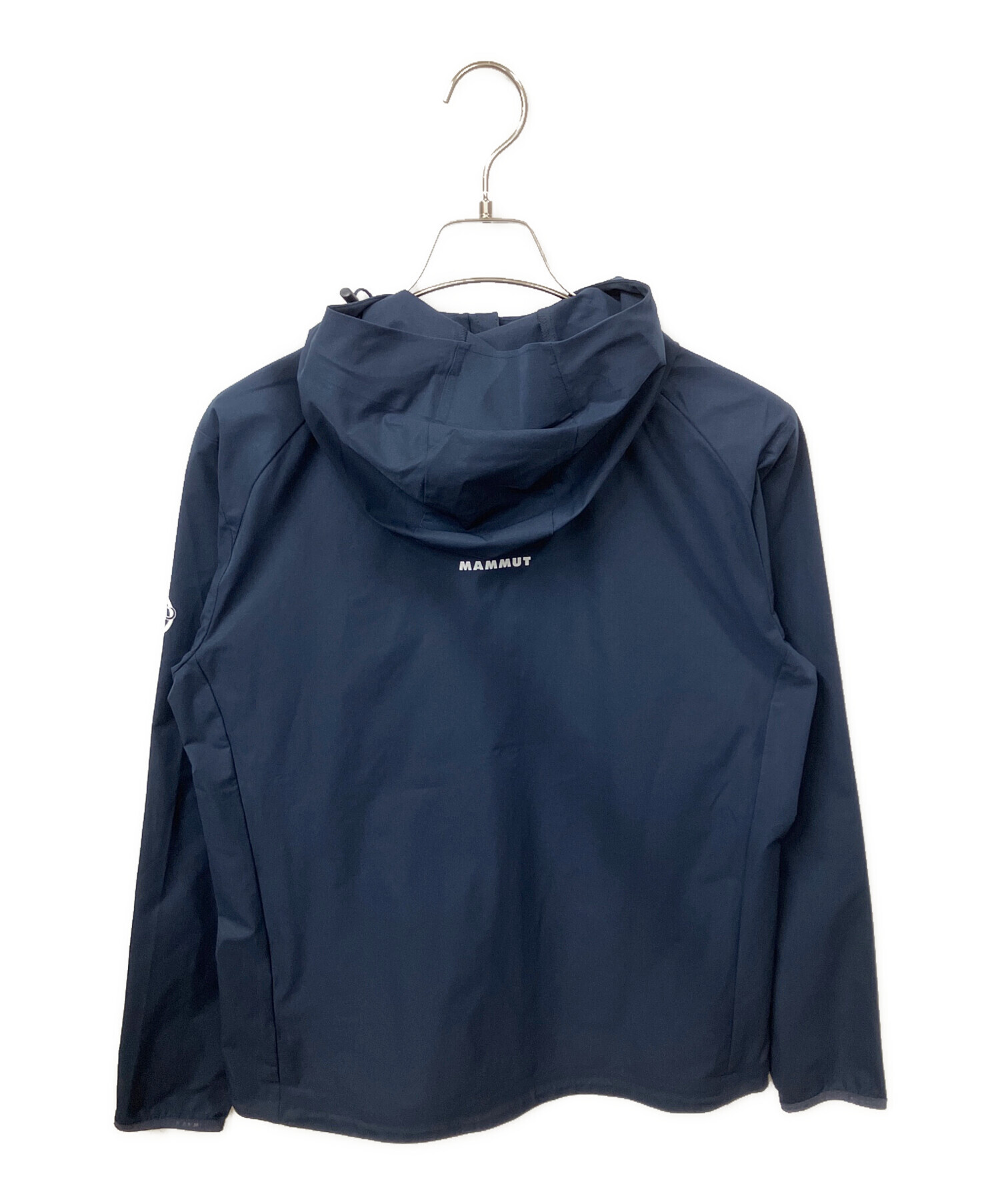 ゲリラセール ‼️美品【MAMMUT】フードジャケット レディース M ネイビー MAMMUT（マムート） （レディース）EUROサイズ 撥水 軽量 アウター