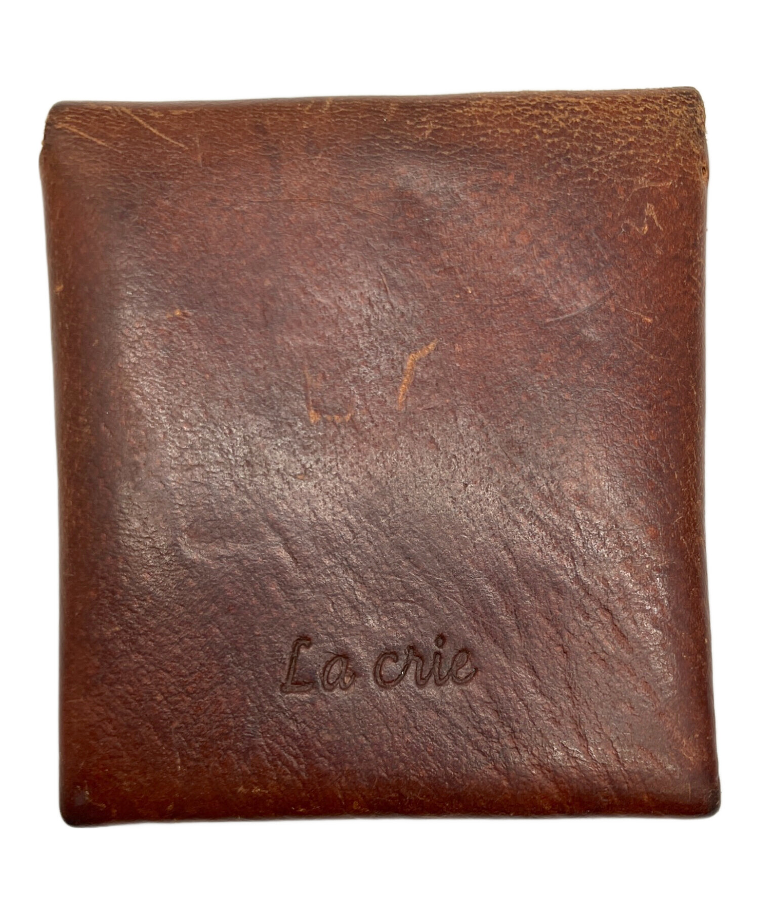 中古・古着通販】LA CRIE (ラクリエ) レザーコインケース ブラウン