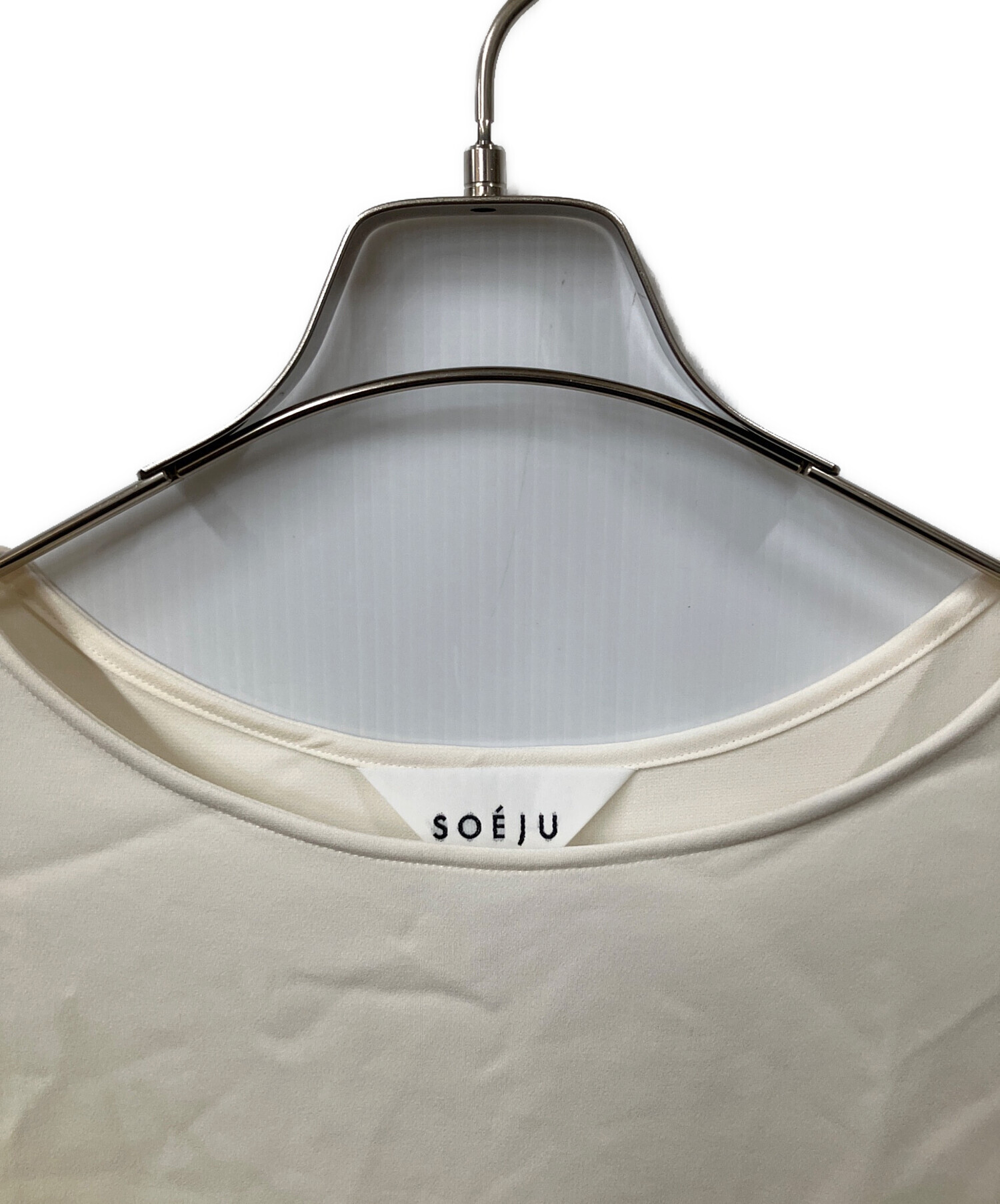 soejuソージュ　コクーンブラウス8分袖ホワイト コクーンブラウス8分袖 - SOÉJU online store｜上質な大人の女性のため