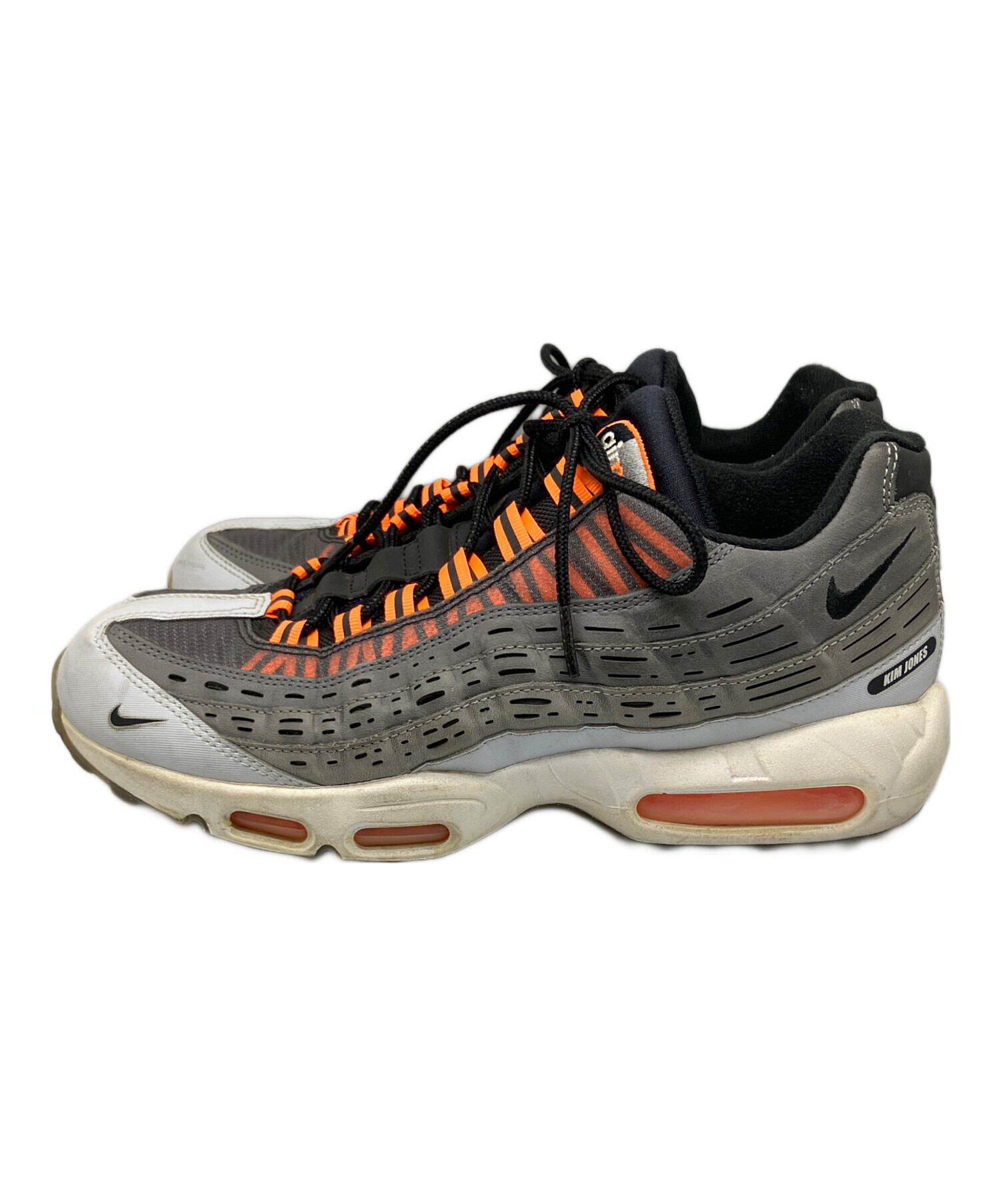 値下げ 美品 ナイキ × Kim jones 中古 26.5 中古・古着通販】NIKE (ナイキ) Kim Jones × Nike Air Max 95 グレー