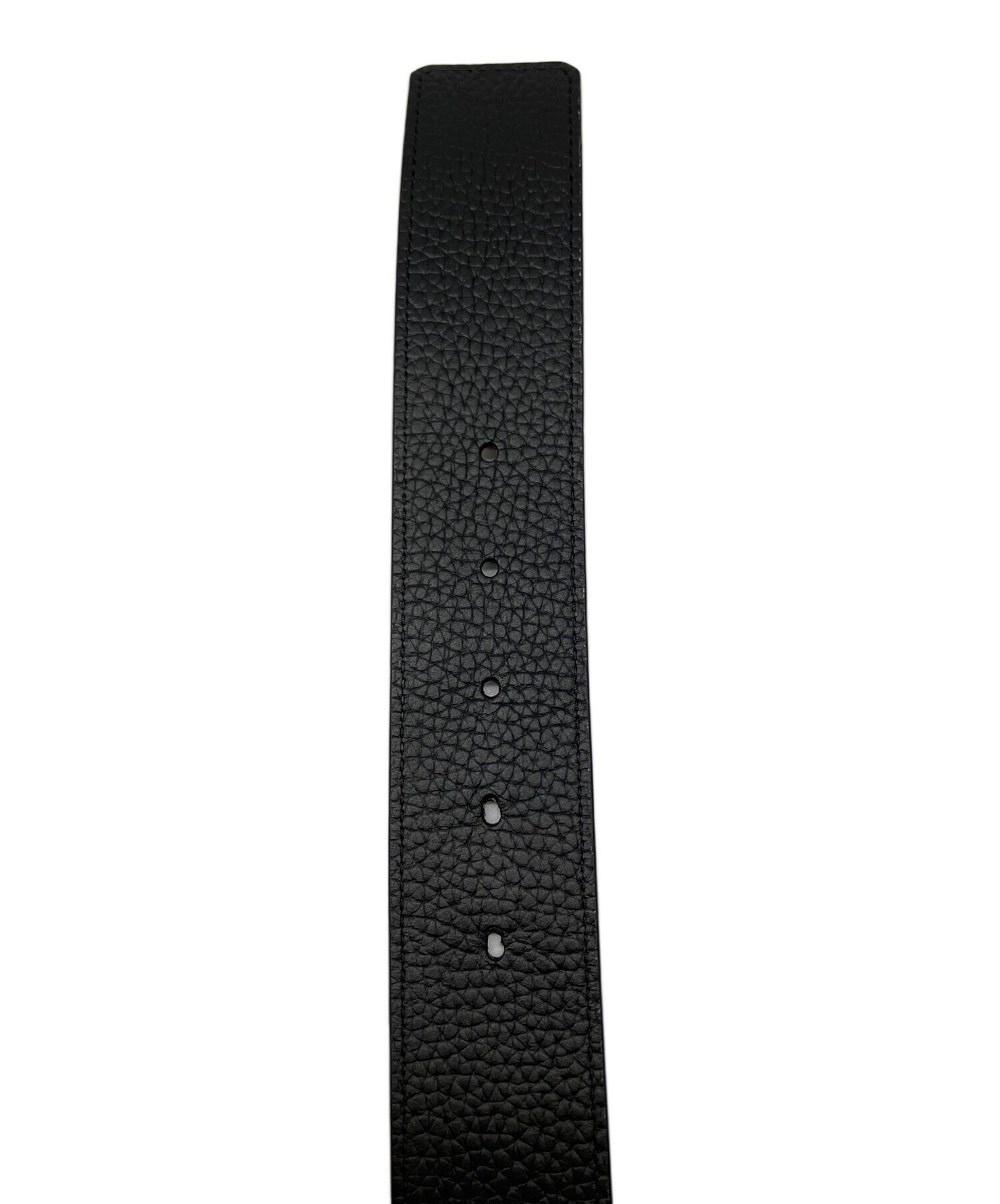 Louis Vuitton ブラック ベルト 95/38 中古品 中古・古着通販】LOUIS VUITTON (ルイ ヴィトン) サンチュールLV