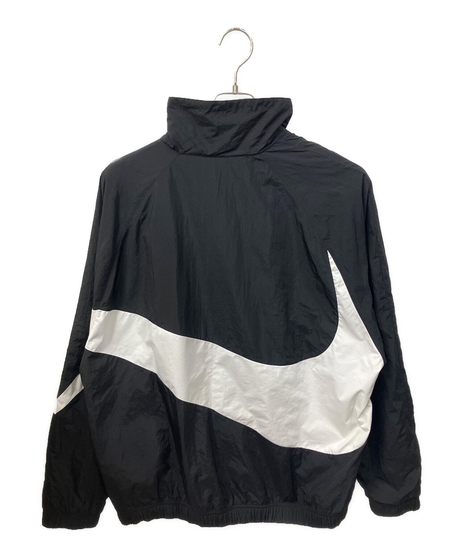 中古・古着通販】NIKE (ナイキ) ナイロンジャケット ホワイト×ブラック 