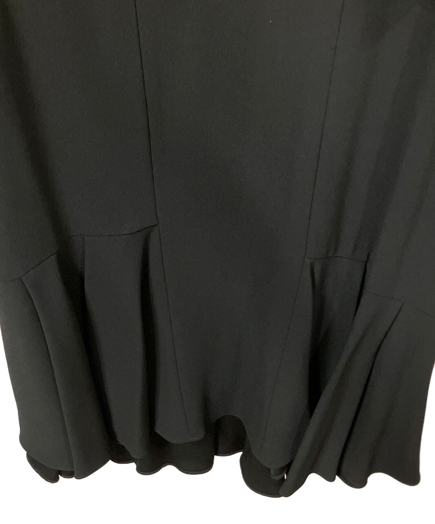 中古・古着通販】Arobe (アローブ) 長袖ワンピース ブラック サイズ:2