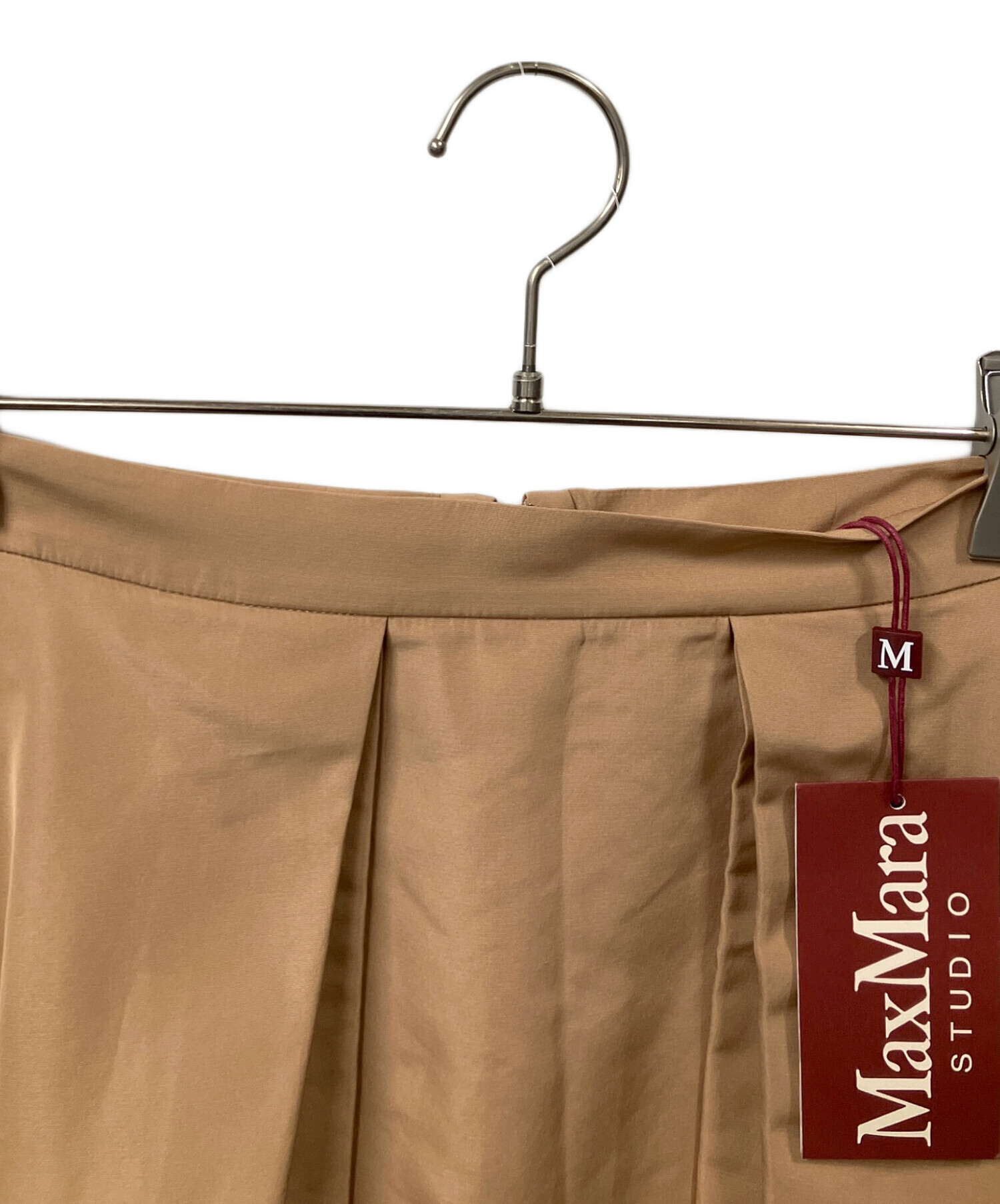 マックスマーラ プリーツスカート イタリア製 ベージュ 40 MAXMARA WEEKEND LINE（マックスマーラウィークエンドライン） WEEKEND スカート