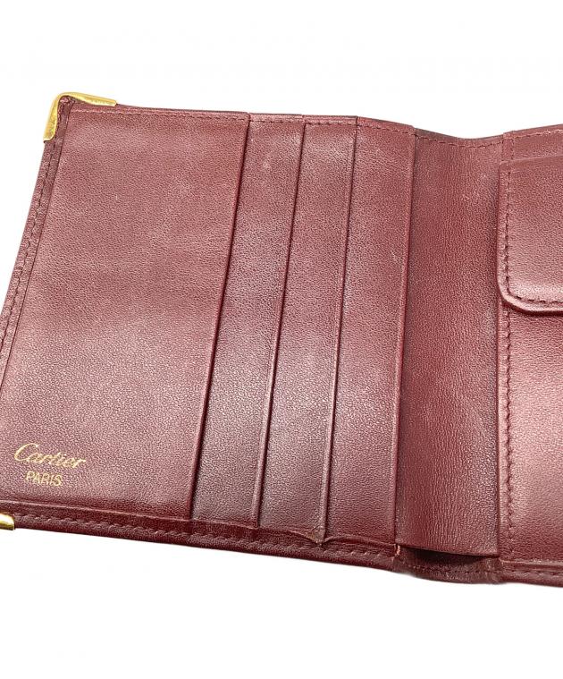 中古・古着通販】Cartier (カルティエ) マストライン 2つ折り財布