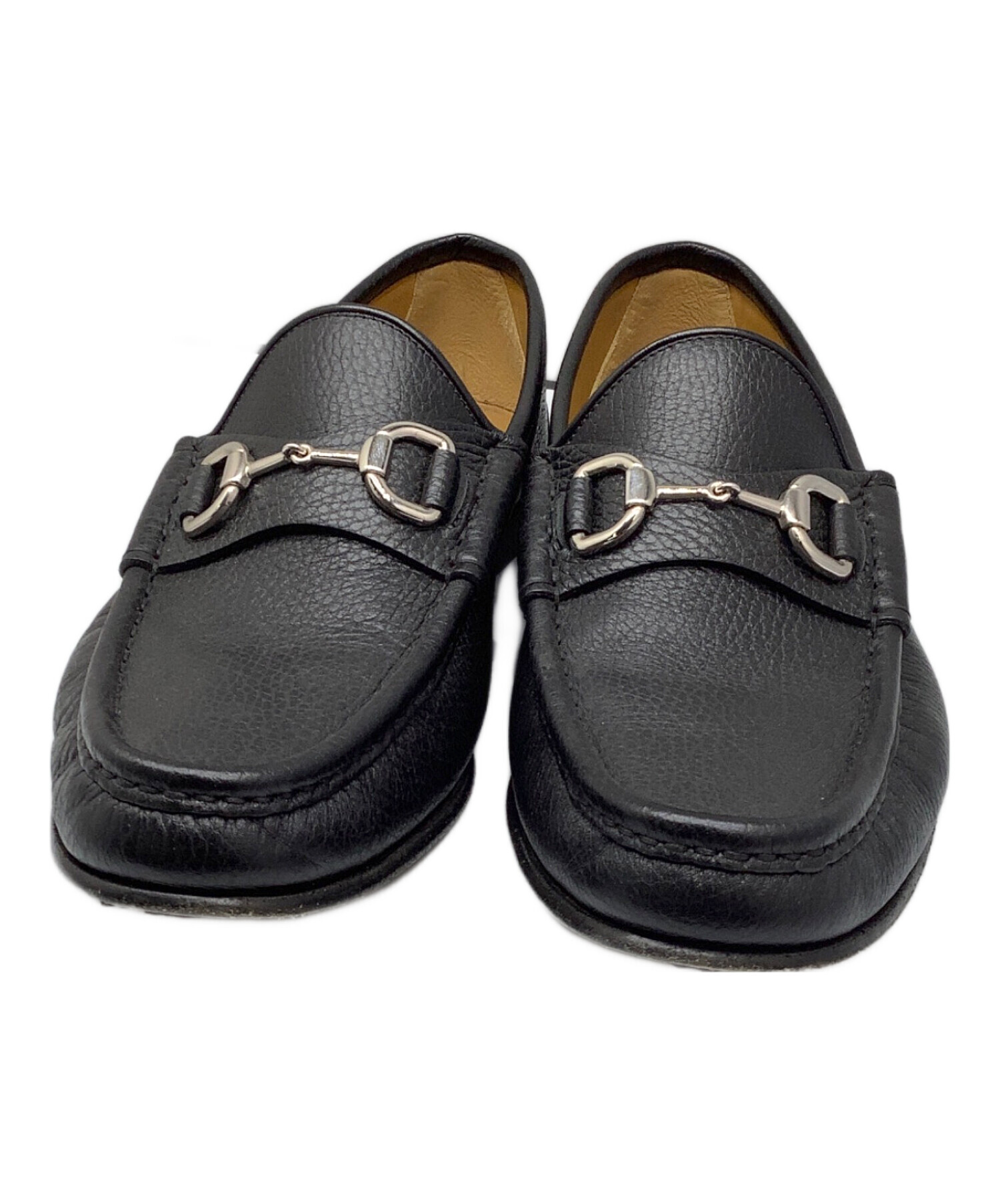 GUCCI グッチ ビットローファー ブラック 中古・古着通販】GUCCI (グッチ) ビットローファー ブラック ブラック
