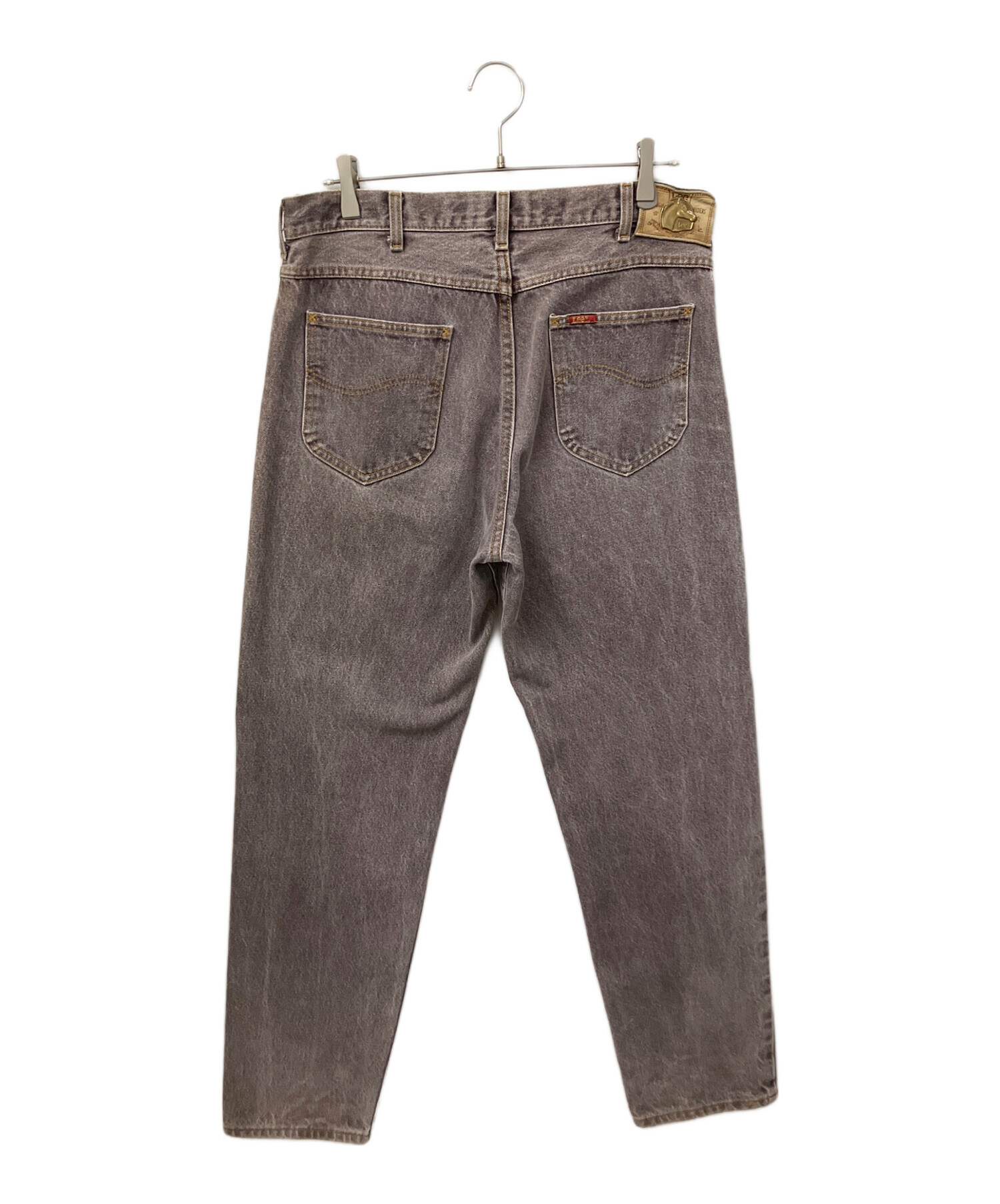 中古・古着通販】LEE (リー) デニムパンツ グレー サイズ:91cm(W36 