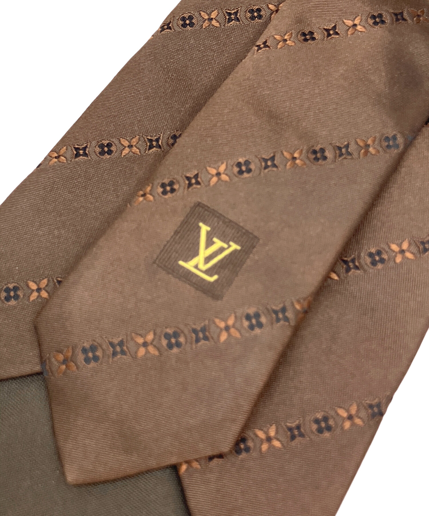 中古・古着通販】LOUIS VUITTON (ルイ ヴィトン) ネクタイ ブラウン