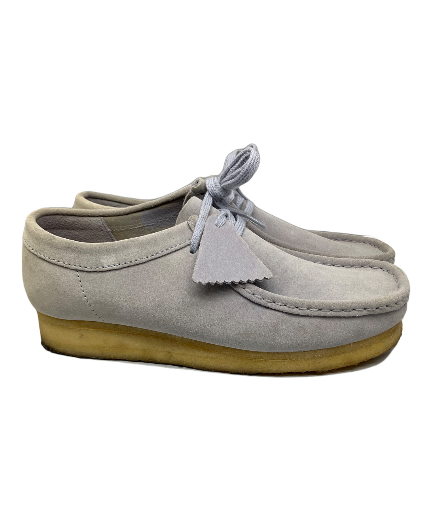 中古・古着通販】CLARKS (クラークス) ワラビーシューズ グレー グレー