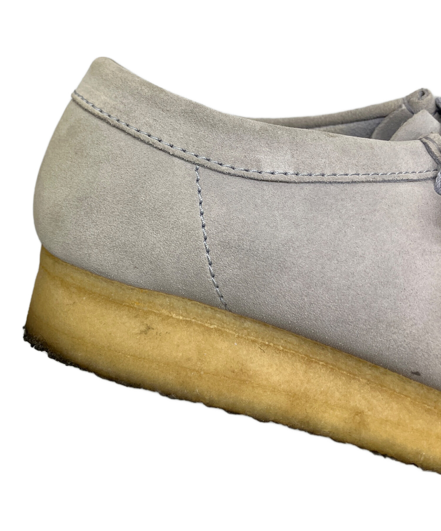 中古・古着通販】CLARKS (クラークス) ワラビーシューズ グレー グレー