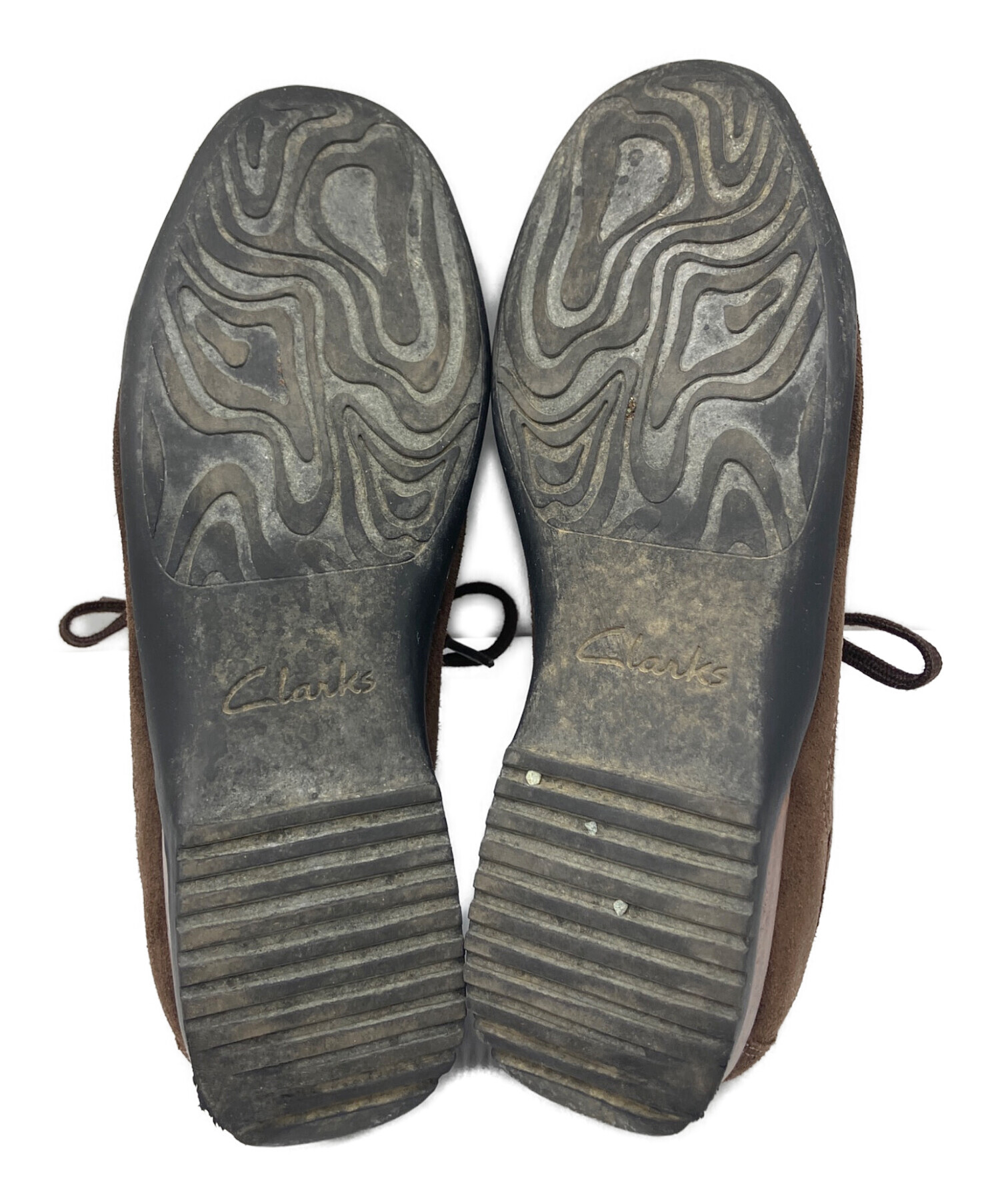 中古・古着通販】CLARKS (クラークス) スエードスニーカー ブラウン