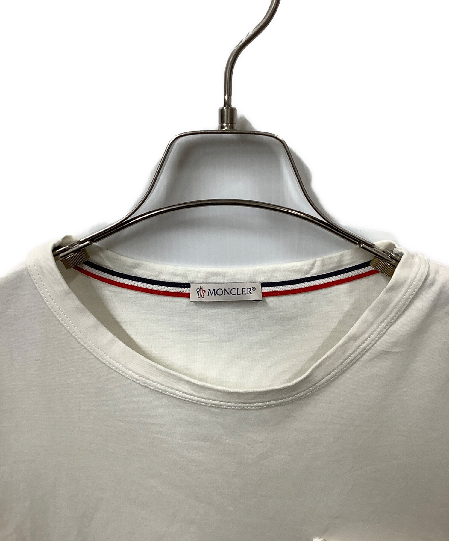 中古・古着通販】MONCLER (モンクレール) MAGLIA T-SHIRT ホワイト