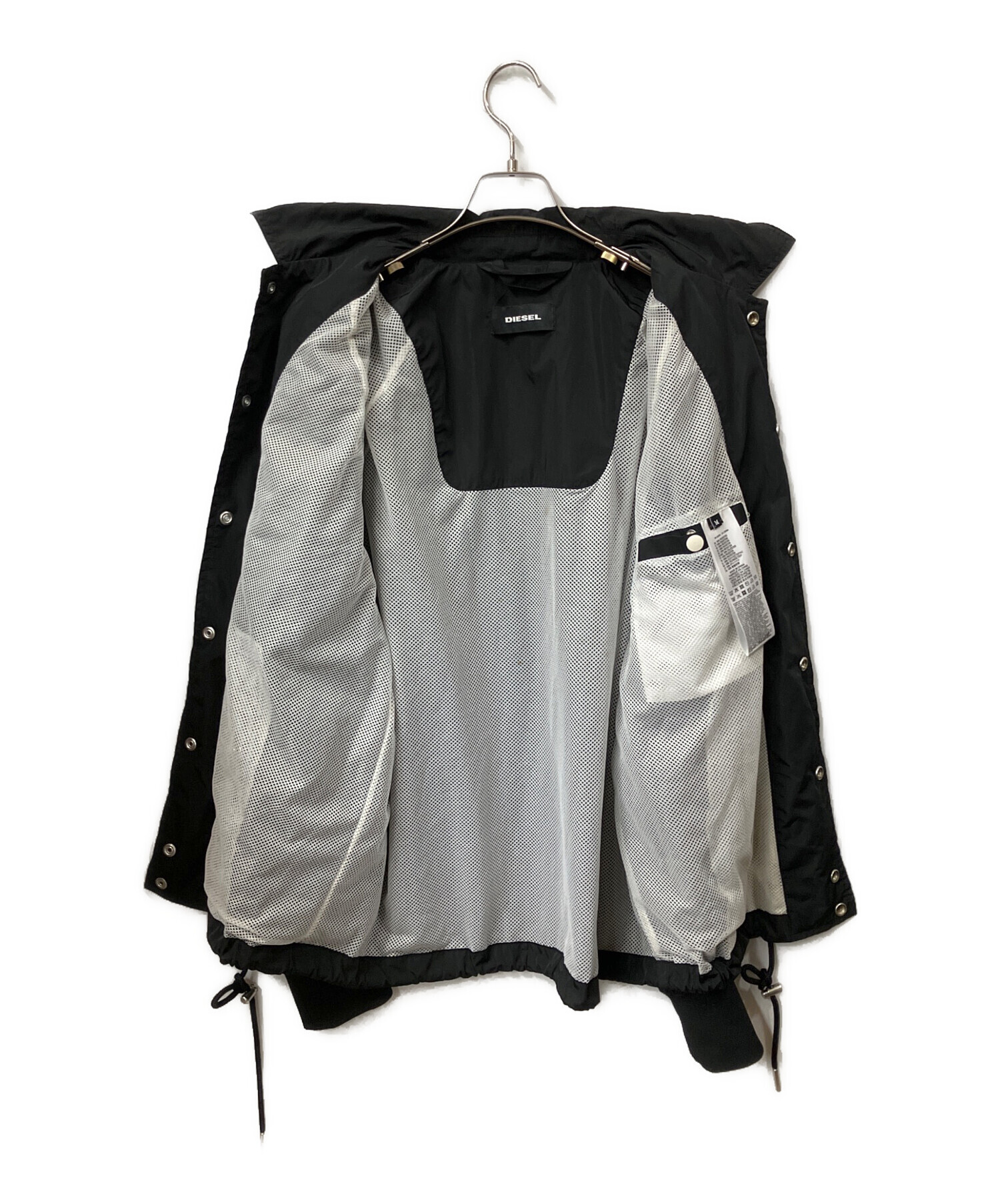 中古・古着通販】DIESEL (ディーゼル) コーチジャケット ブラック