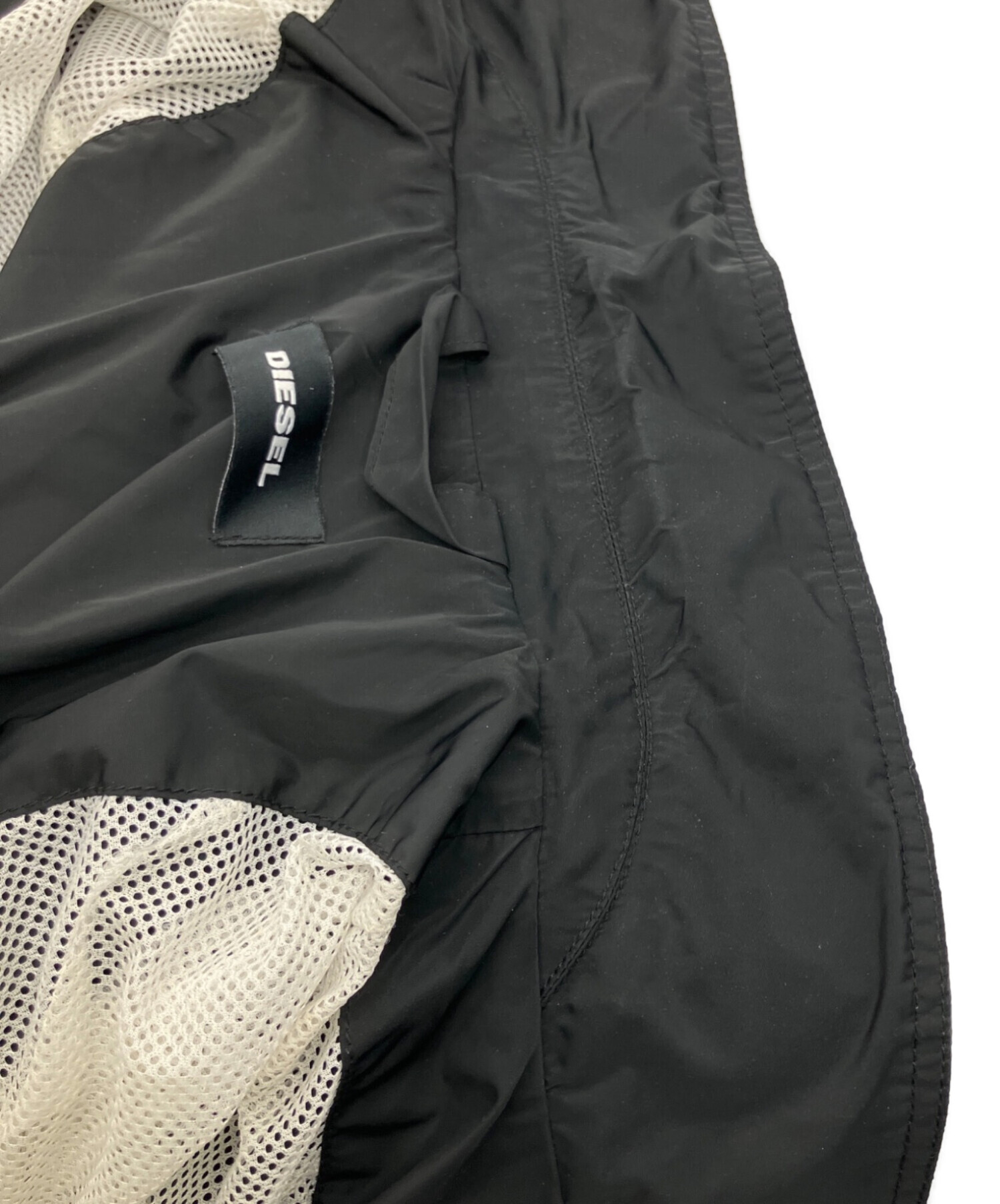 DIESEL　ナイロンコーチジャケット 中古・古着通販】DIESEL (ディーゼル) コーチジャケット ブラック